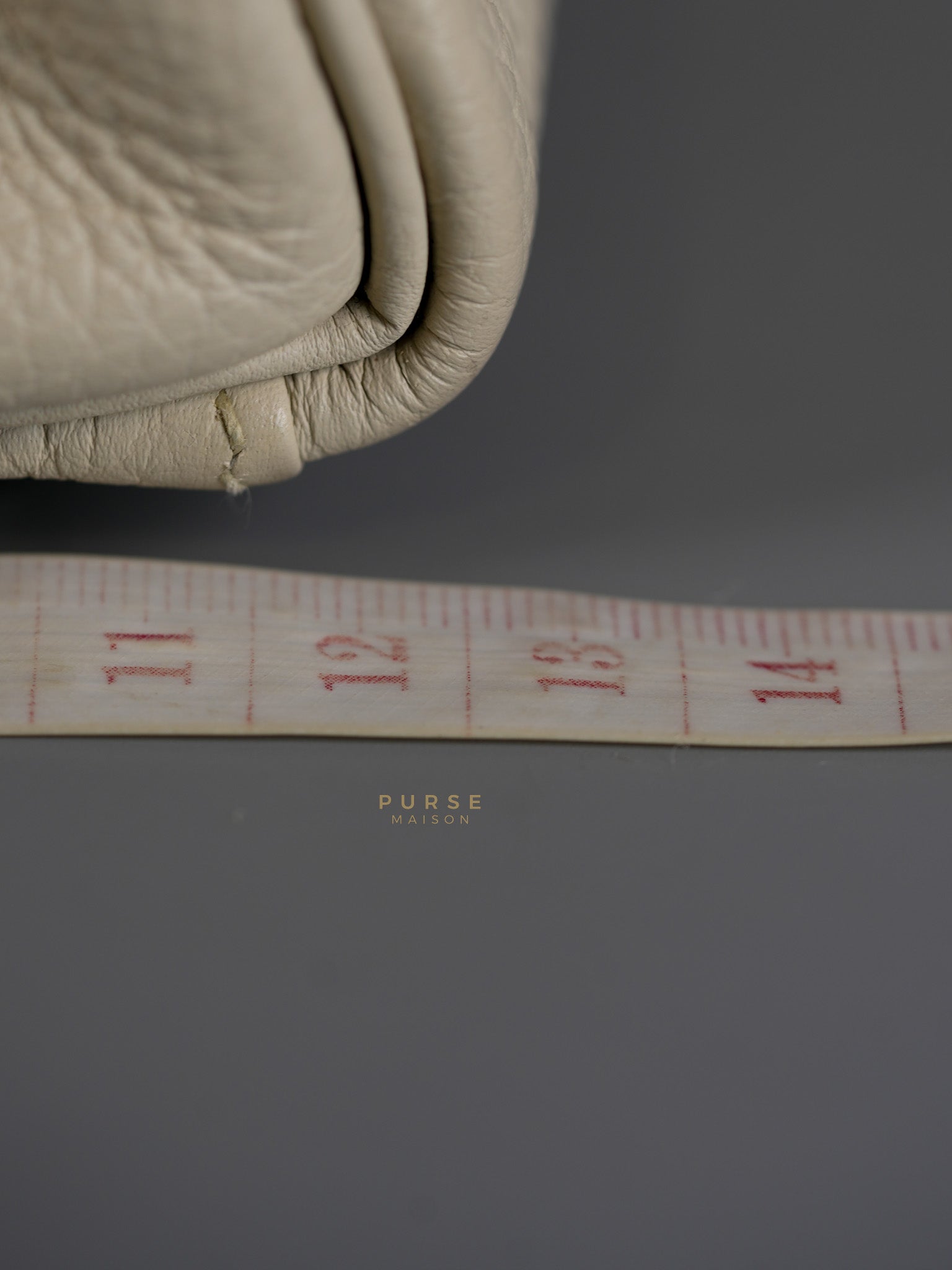 Kelly 28 Retourne Touch Beton Togo Leather in Palladium Hardware Stamp C (2018) | Purse Maison Luxury Bags Shop