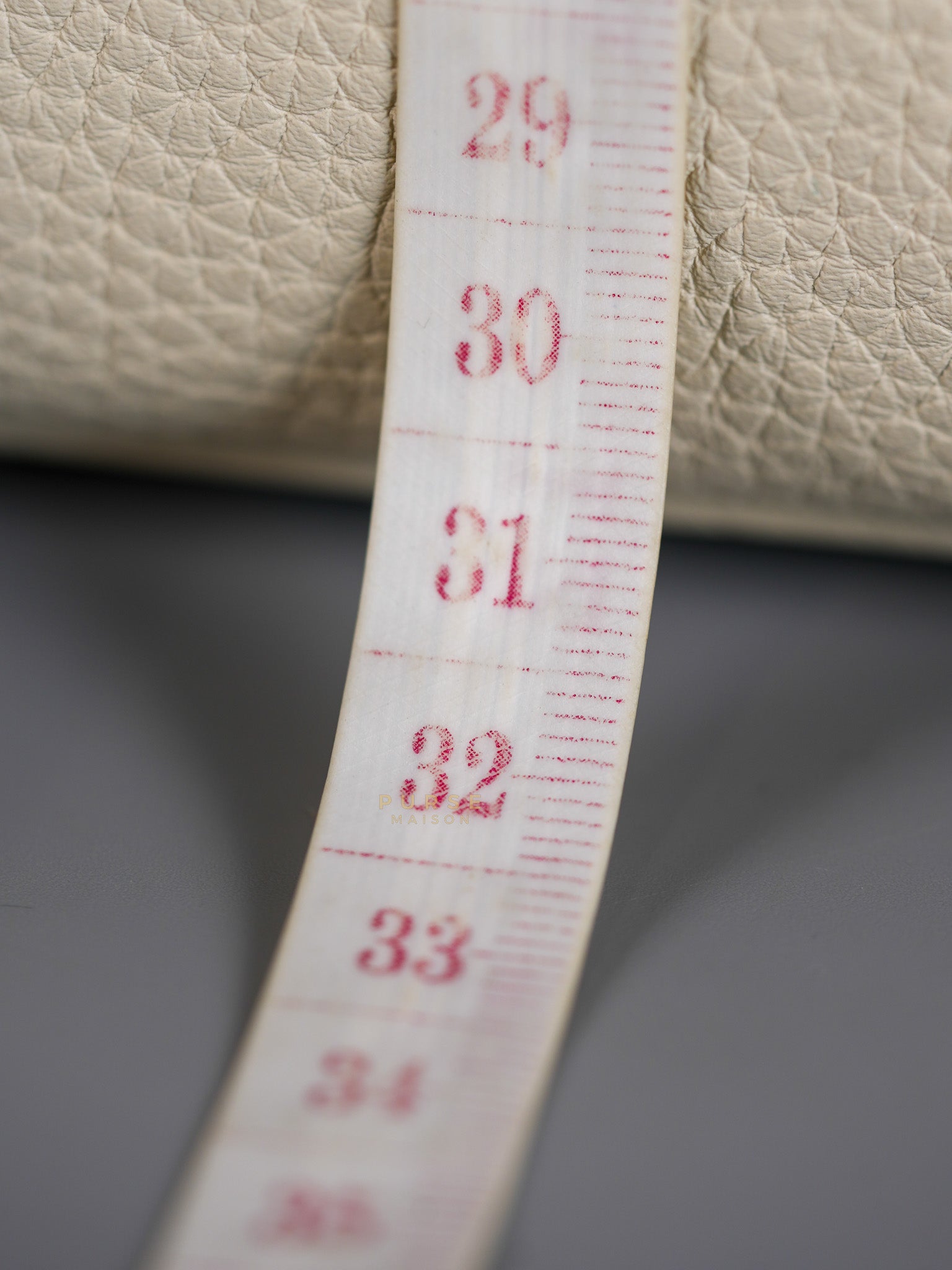 Kelly 28 Retourne Touch Beton Togo Leather in Palladium Hardware Stamp C (2018) | Purse Maison Luxury Bags Shop