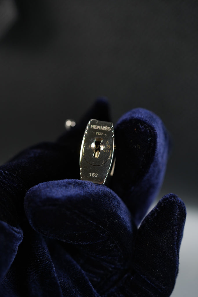 Kelly 28 Sellier in Black Epsom Leather and Palladium Hardware Stamp C (2018) | Purse Maison Luxury Bags Shop