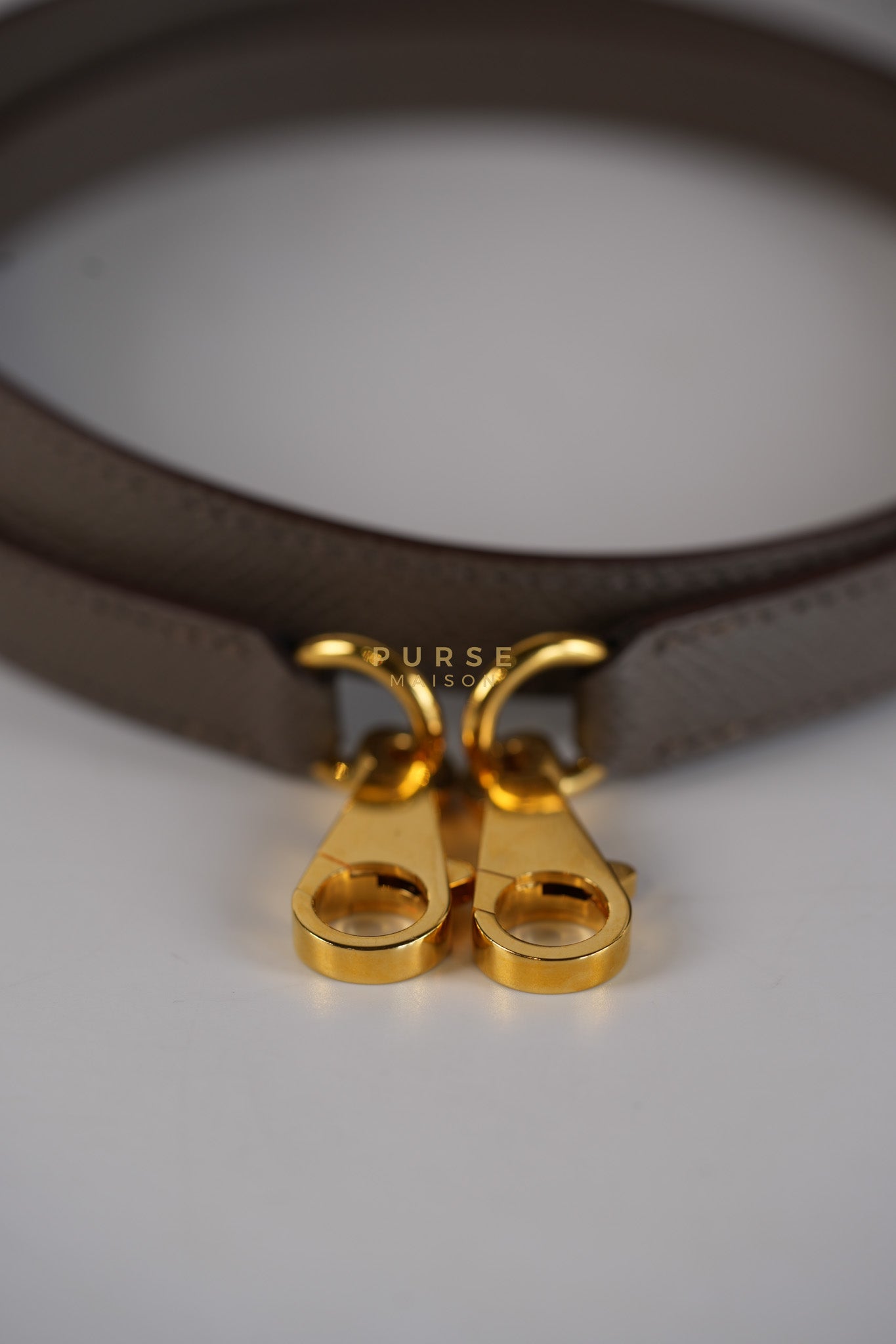 Kelly 28 Sellier in Etain Epsom Leather & Gold Hardware Stamp A (2017) | Purse Maison Luxury Bags Shop