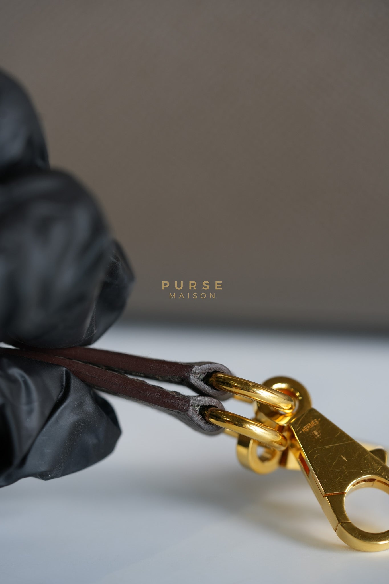 Kelly 28 Sellier in Etain Epsom Leather & Gold Hardware Stamp A (2017) | Purse Maison Luxury Bags Shop