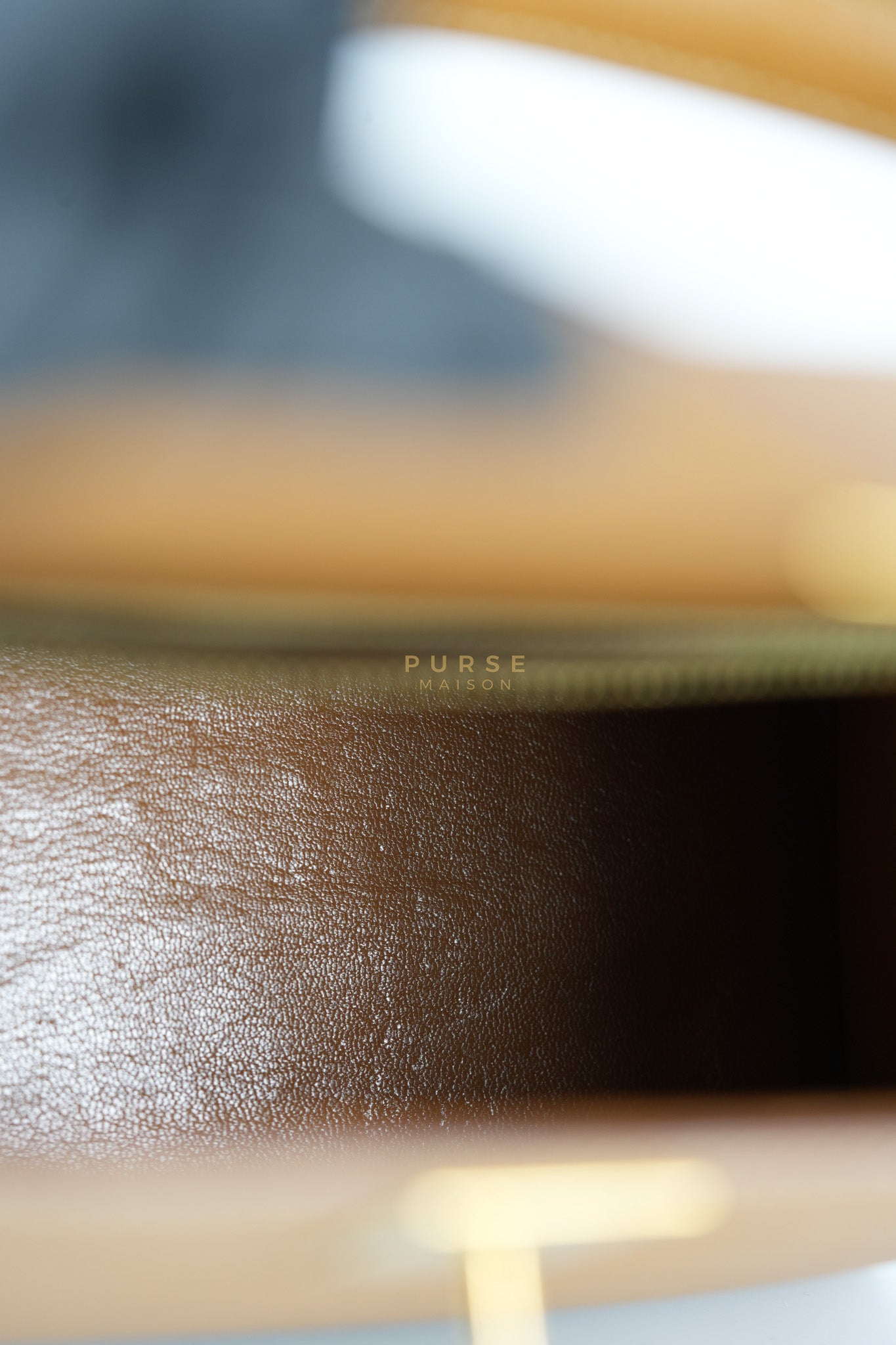 Kelly 28 Sellier in Gold Epsom Leather Gold Hardware Stamp W Circle(1993) | Purse Maison Luxury Bags Shop