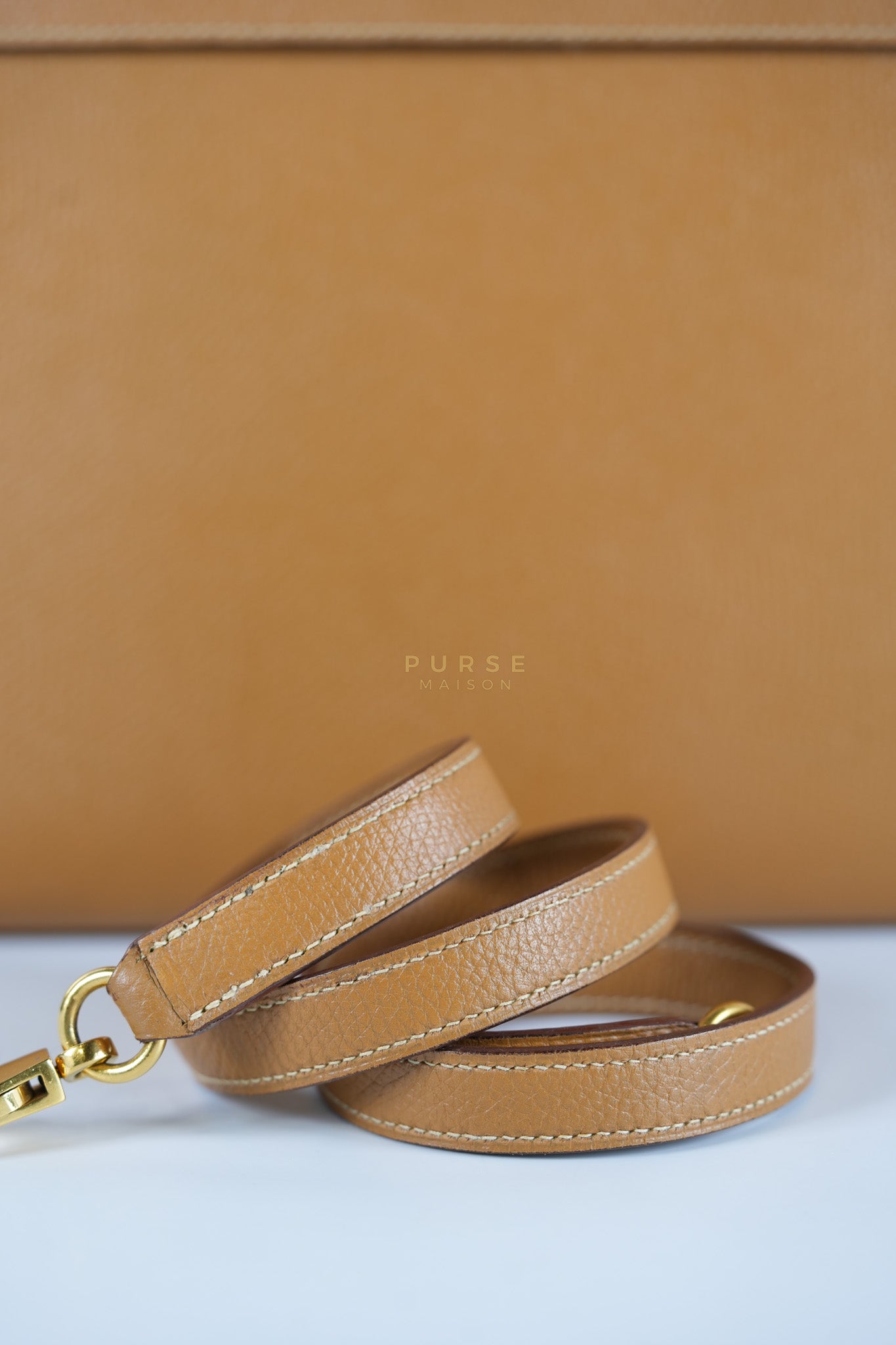 Kelly 28 Sellier in Gold Epsom Leather Gold Hardware Stamp W Circle(1993) | Purse Maison Luxury Bags Shop