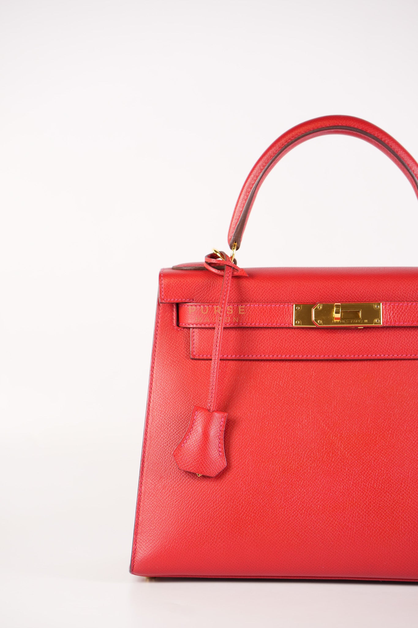 Kelly 28 Sellier Rogue Casaque Epsom Leather and Gold Hardware Stamp A (2017) | Purse Maison Luxury Bags Shop