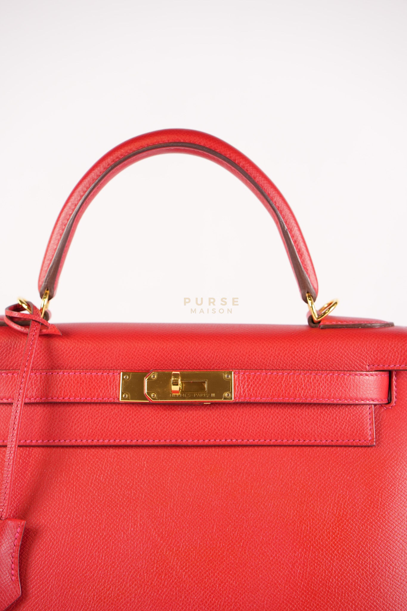 Kelly 28 Sellier Rogue Casaque Epsom Leather and Gold Hardware Stamp A (2017) | Purse Maison Luxury Bags Shop