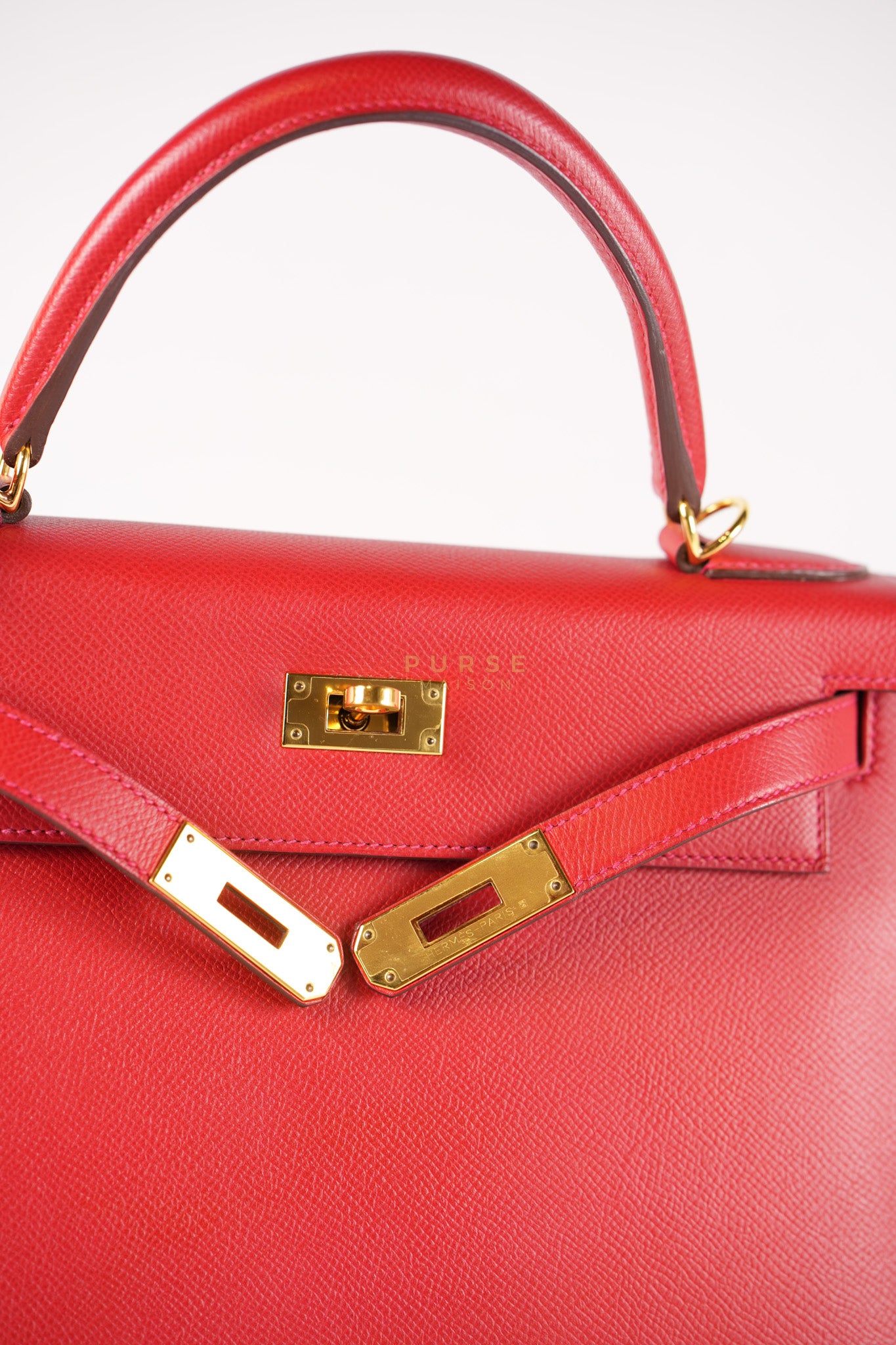 Kelly 28 Sellier Rogue Casaque Epsom Leather and Gold Hardware Stamp A (2017) | Purse Maison Luxury Bags Shop