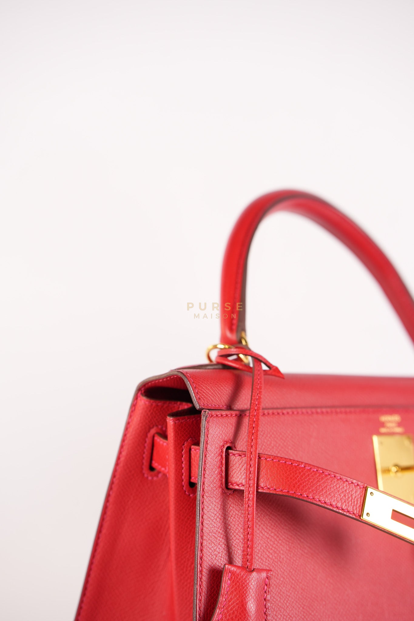 Kelly 28 Sellier Rogue Casaque Epsom Leather and Gold Hardware Stamp A (2017) | Purse Maison Luxury Bags Shop