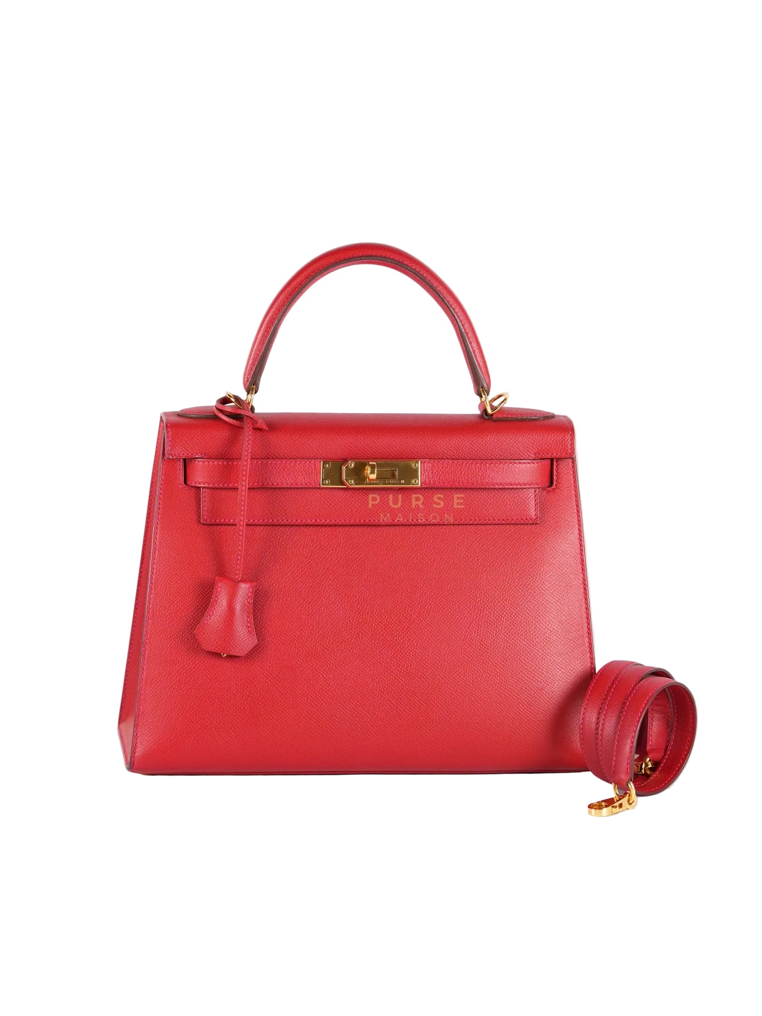Kelly 28 Sellier Rogue Casaque Epsom Leather and Gold Hardware Stamp A (2017) | Purse Maison Luxury Bags Shop
