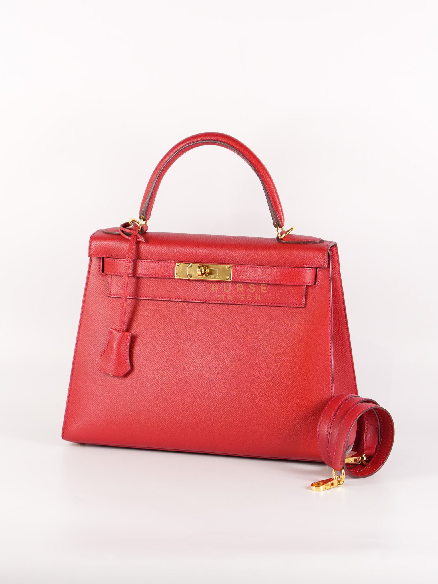 Kelly 28 Sellier Rogue Casaque Epsom Leather and Gold Hardware Stamp A (2017) | Purse Maison Luxury Bags Shop