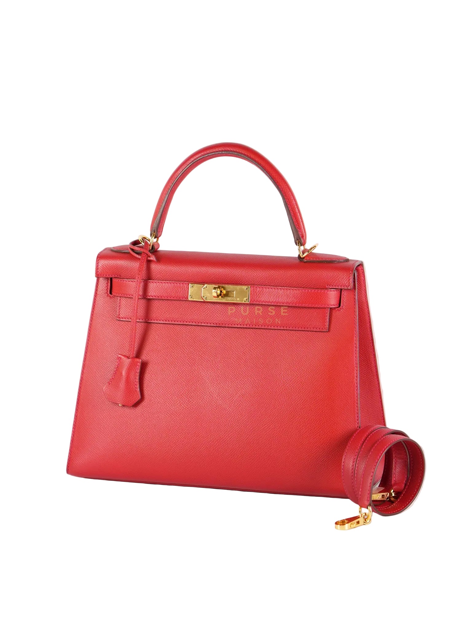 Kelly 28 Sellier Rogue Casaque Epsom Leather and Gold Hardware Stamp A (2017) | Purse Maison Luxury Bags Shop