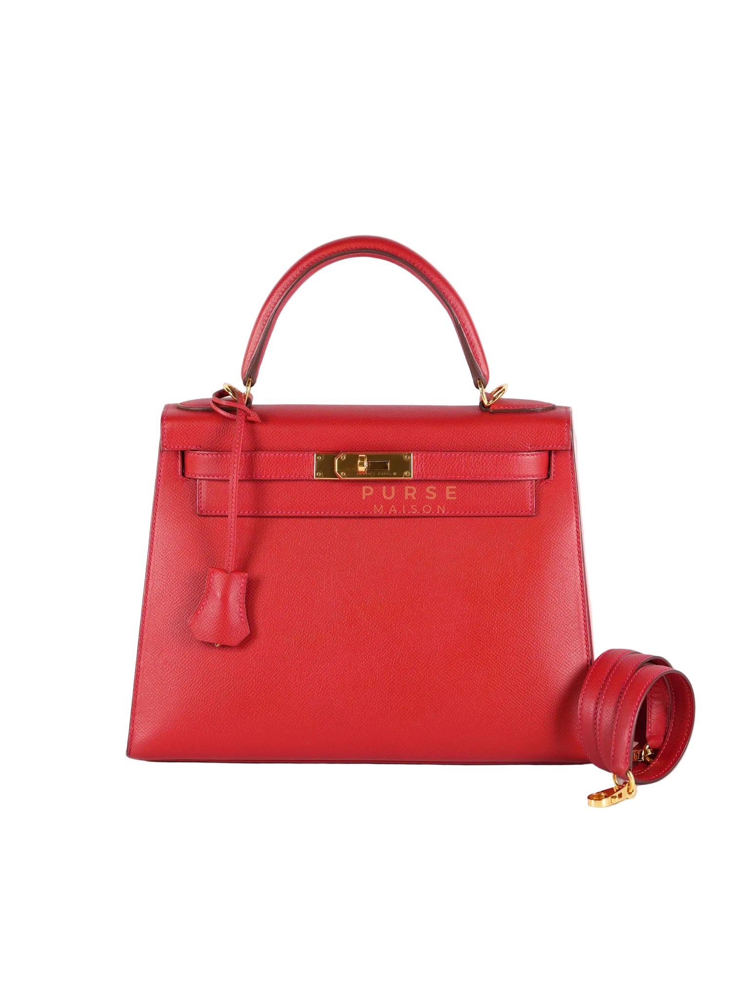 Kelly 28 Sellier Rogue Casaque Epsom Leather and Gold Hardware Stamp A (2017) | Purse Maison Luxury Bags Shop