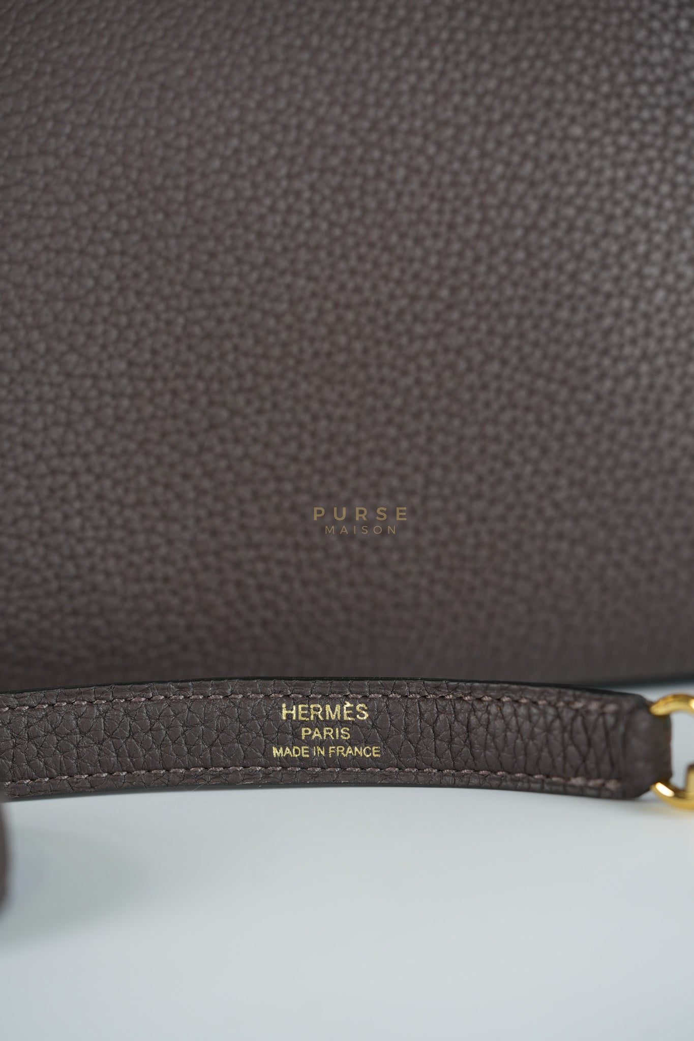 Kelly 32 Chocolate Togo Leather Gold Hardware Stamp D (2019) | Purse Maison Luxury Bags Shop