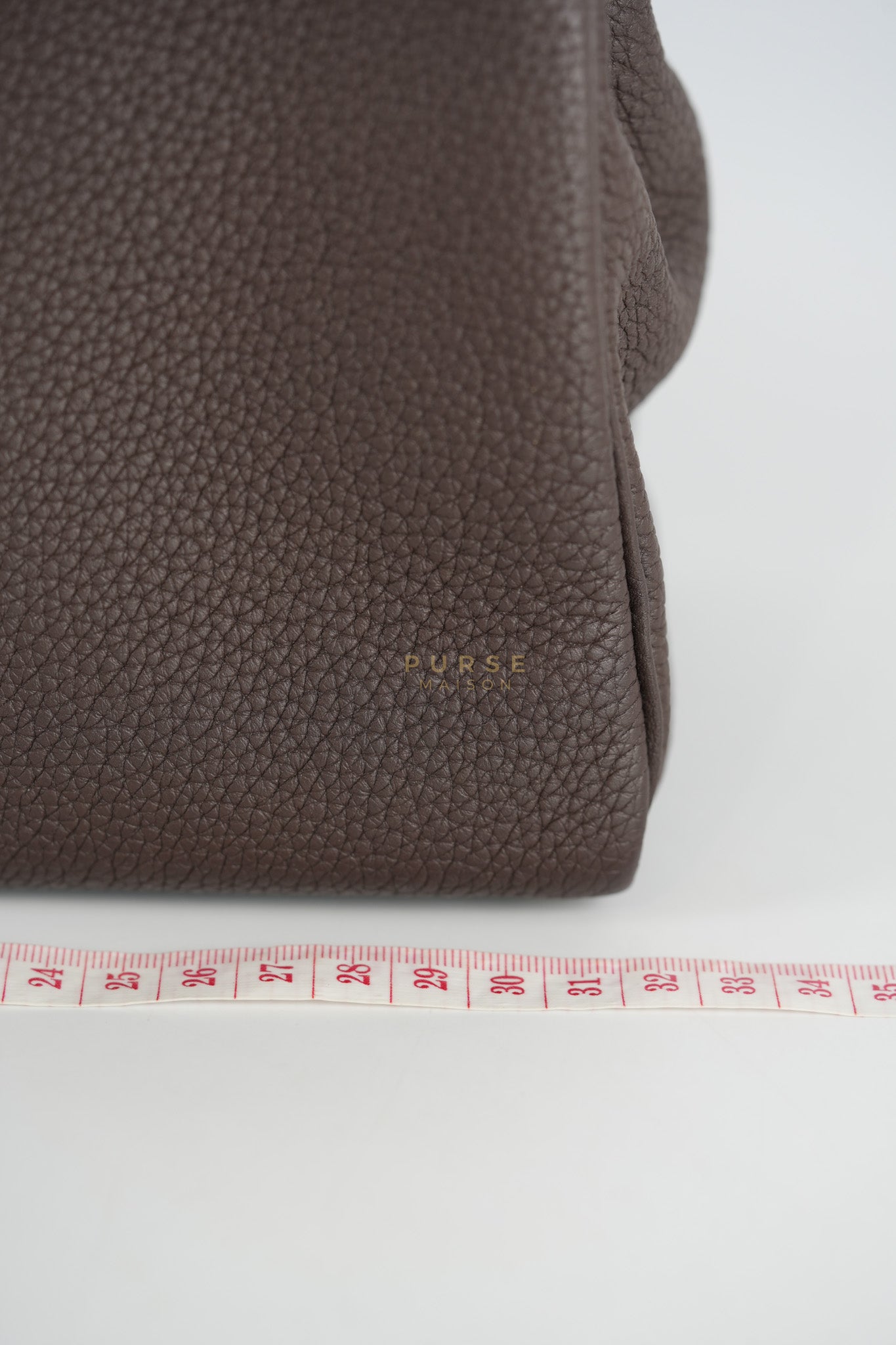 Kelly 32 Chocolate Togo Leather Gold Hardware Stamp D (2019) | Purse Maison Luxury Bags Shop