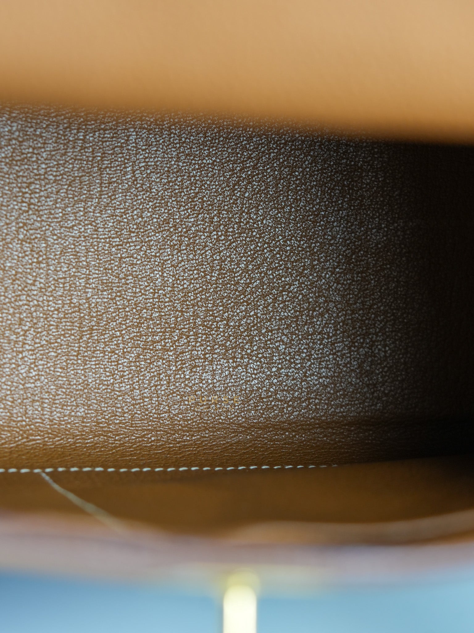 Kelly 32 Gold on Gold Clemence Leather Stamp X (2016) | Purse Maison Luxury Bags Shop