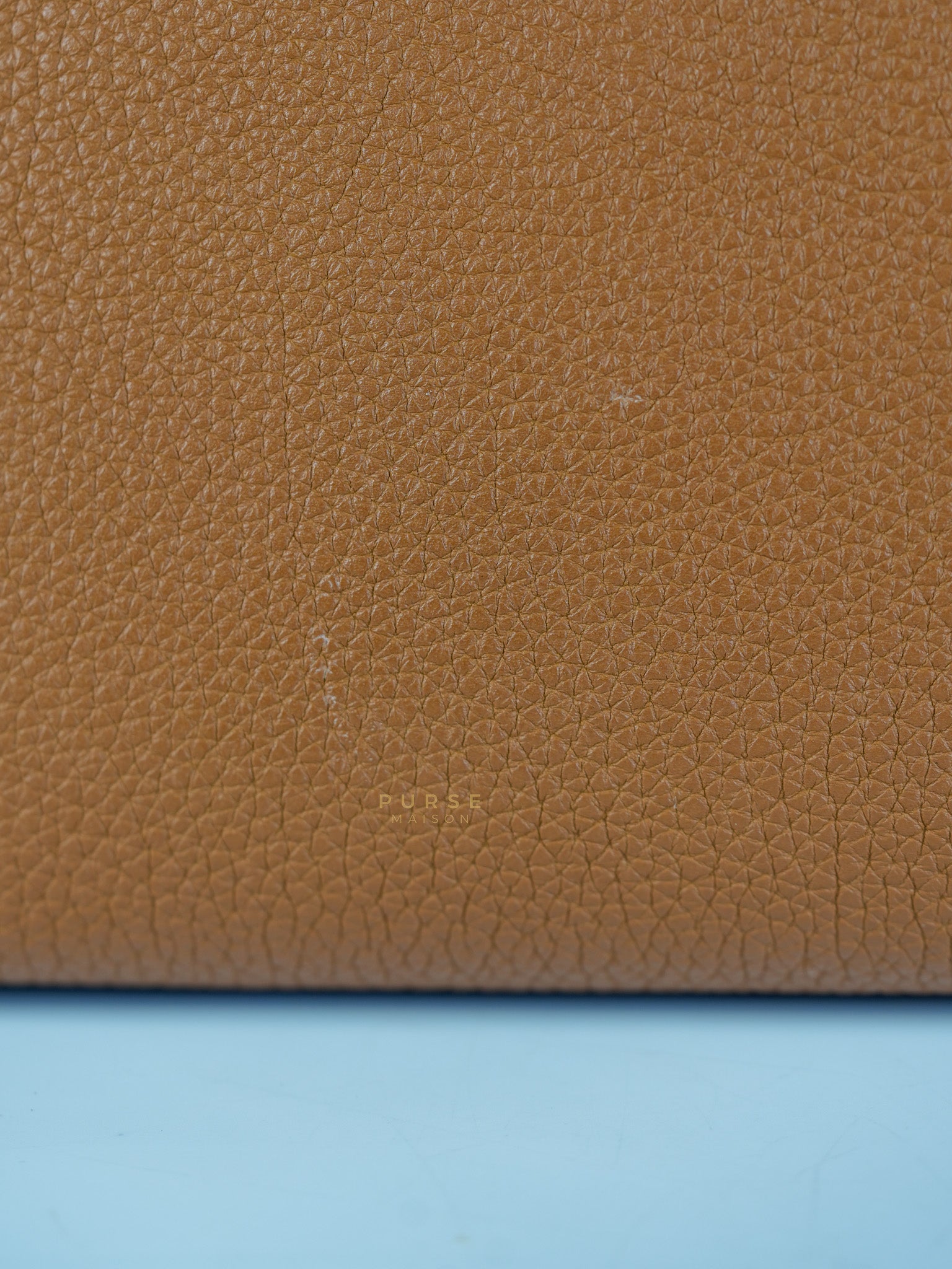 Kelly 32 Gold on Gold Clemence Leather Stamp X (2016) | Purse Maison Luxury Bags Shop