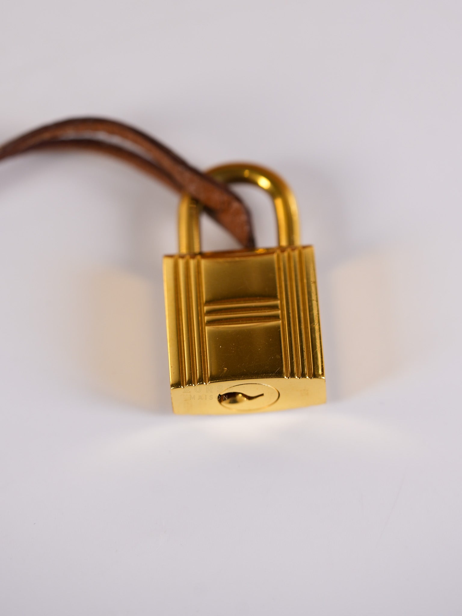 Kelly 32 Gold on Gold Clemence Leather Stamp X (2016) | Purse Maison Luxury Bags Shop