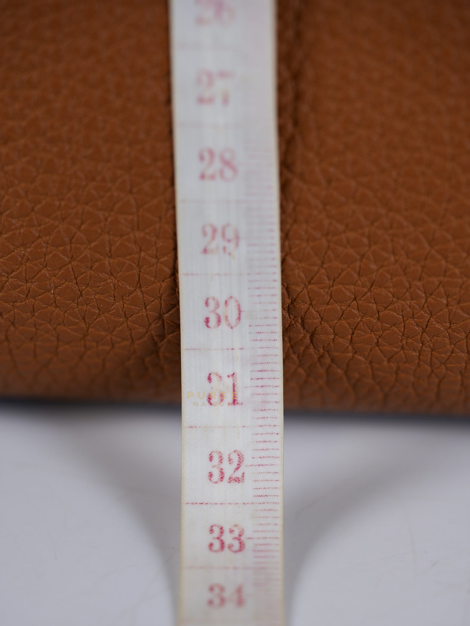 Kelly 32 Gold on Gold Clemence Leather Stamp X (2016) | Purse Maison Luxury Bags Shop