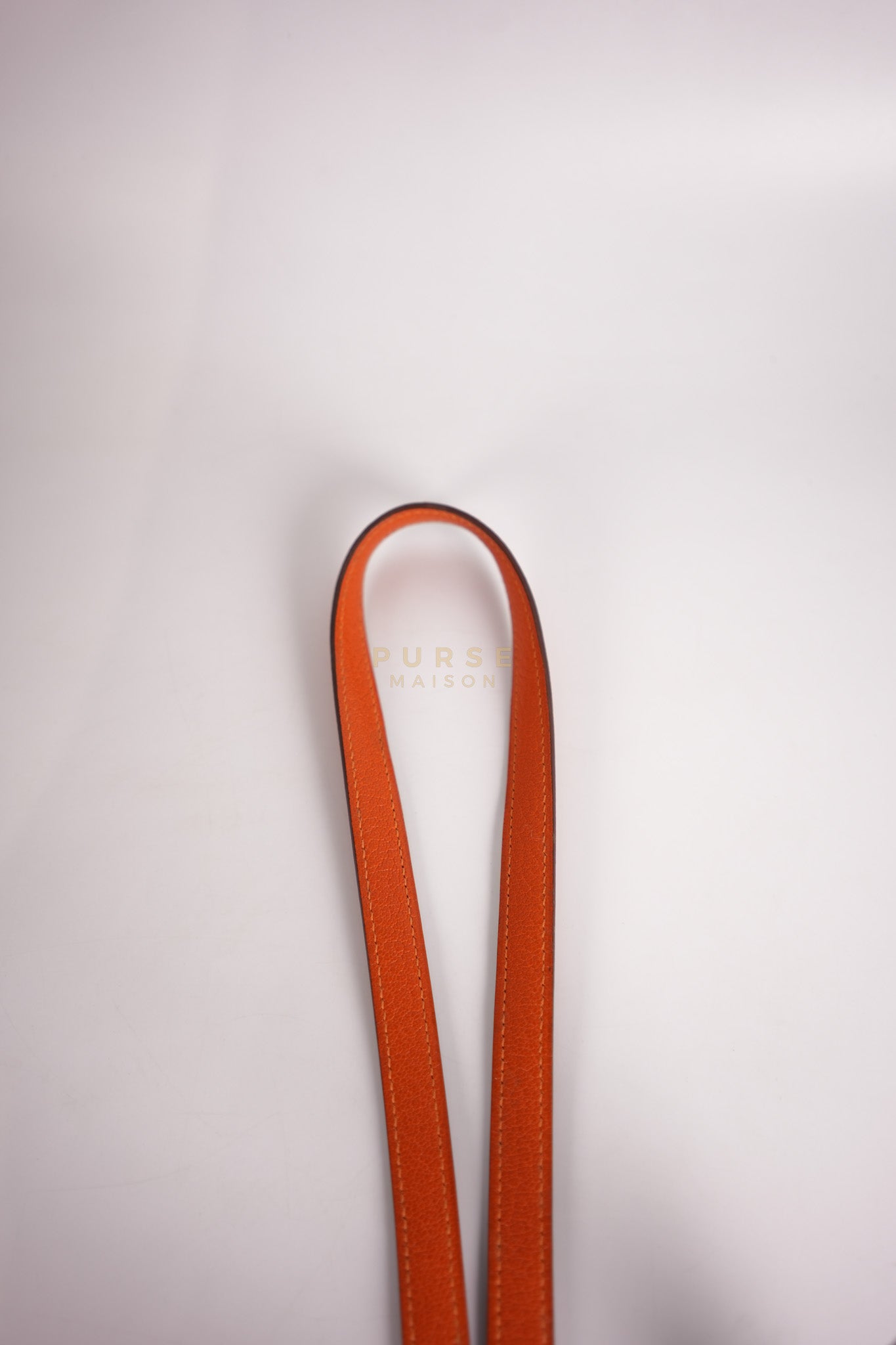 Kelly 32 in Orange Togo Leather Palladium Hardware Stamp M Square(2009) | Purse Maison Luxury Bags Shop