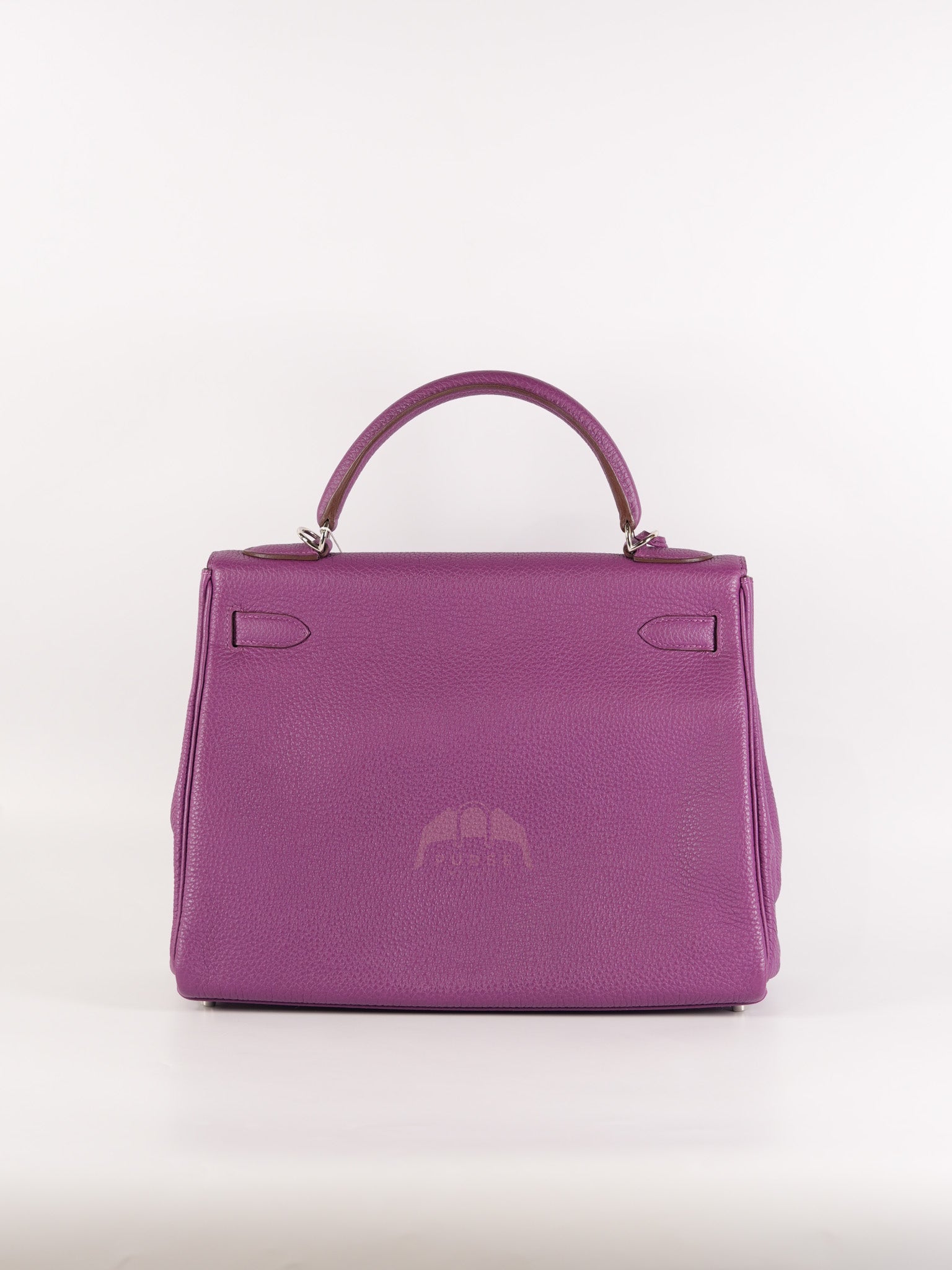 Kelly 32 Retourne in Anemone Togo Leather Palladium Hardware Stamp R Square(2014) | Purse Maison Luxury Bags Shop