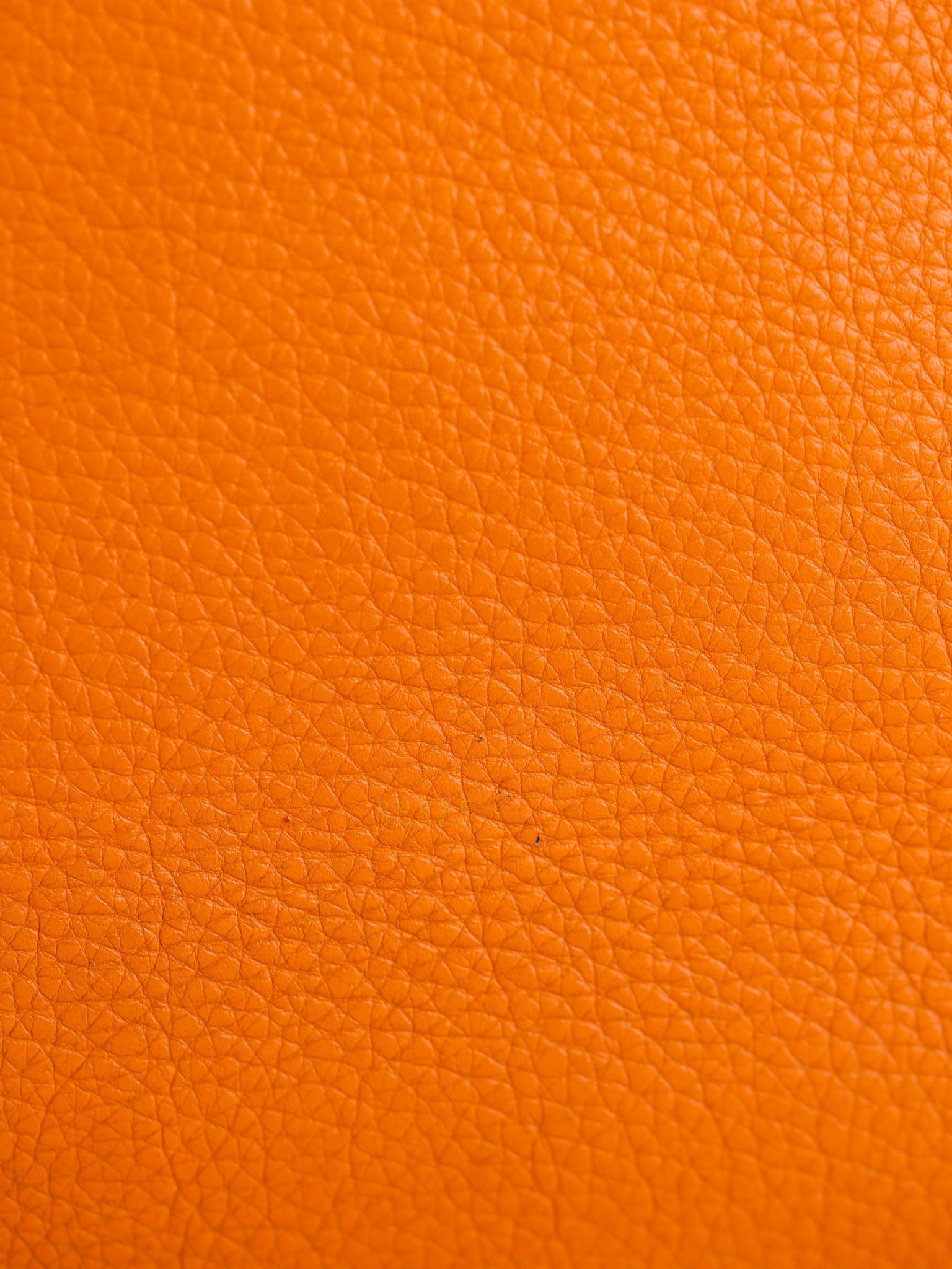 Kelly 32 Orange Clemence Leather Stamp F(2022) | Purse Maison Luxury Bags Shop