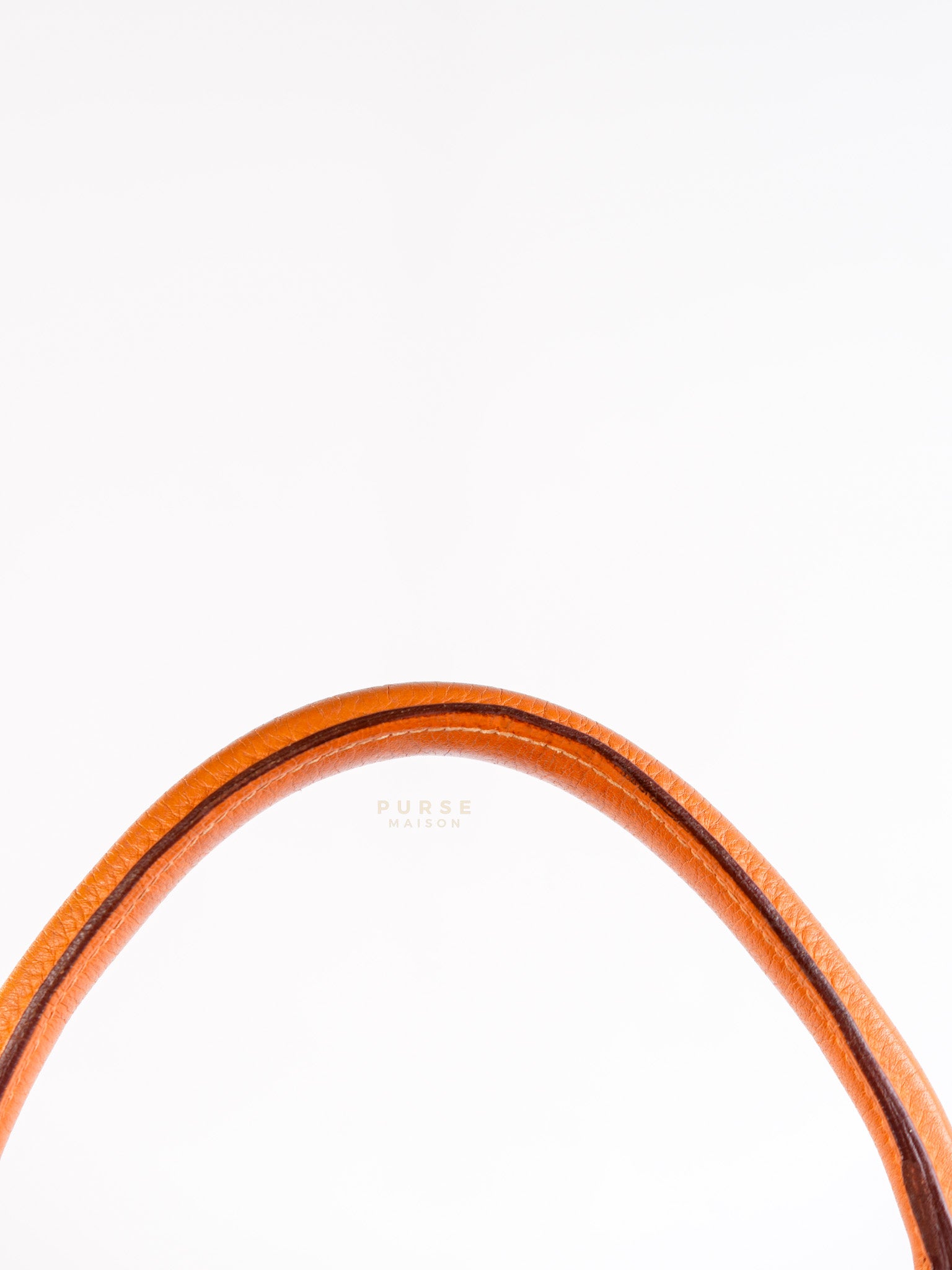 Kelly 32 Orange Clemence Leather Stamp F(2022) | Purse Maison Luxury Bags Shop