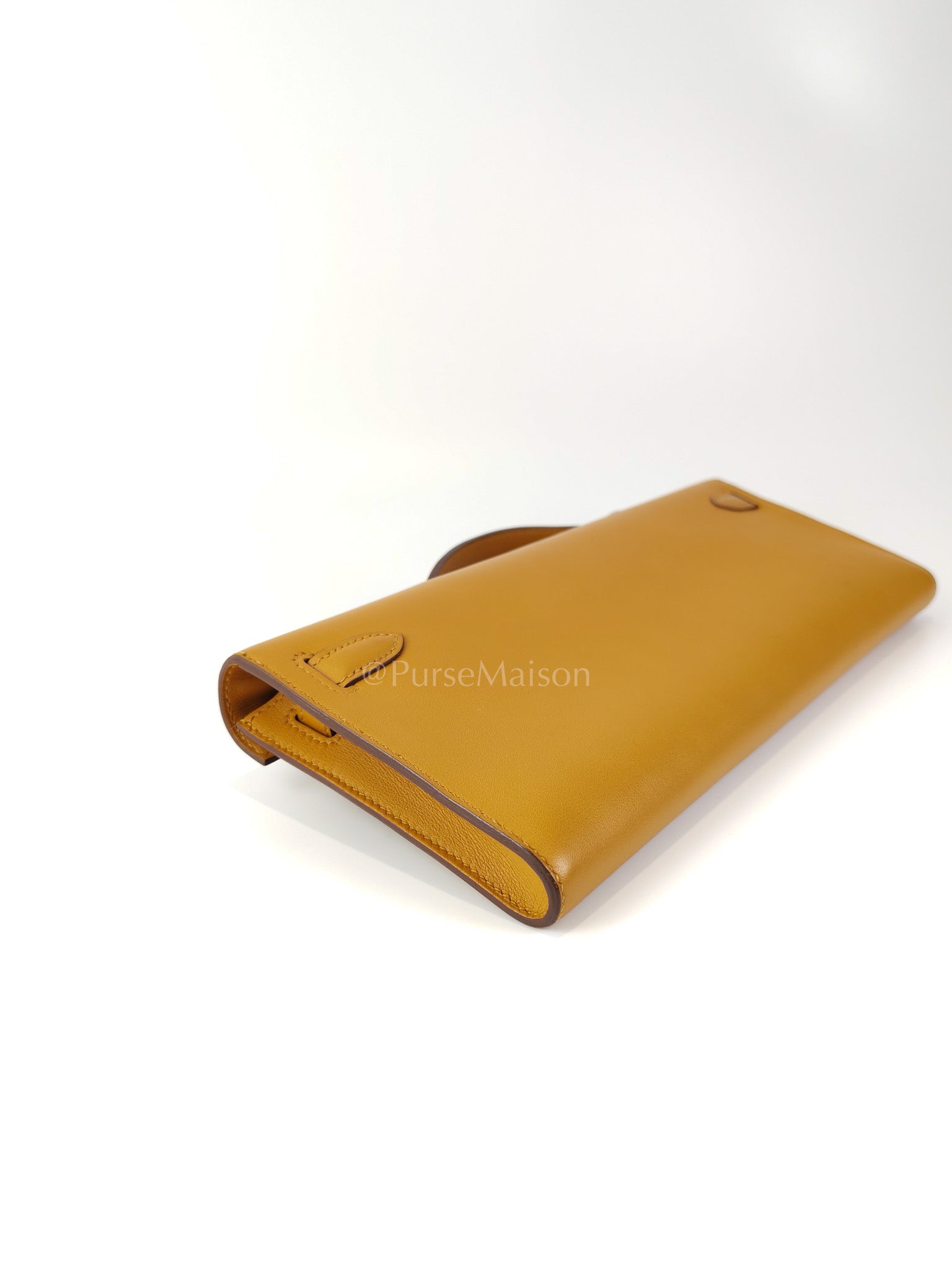 Kelly Cut Sesame Swift Leather and Gold Hardware Stamp Y (2020) | Purse Maison Luxury Bags Shop