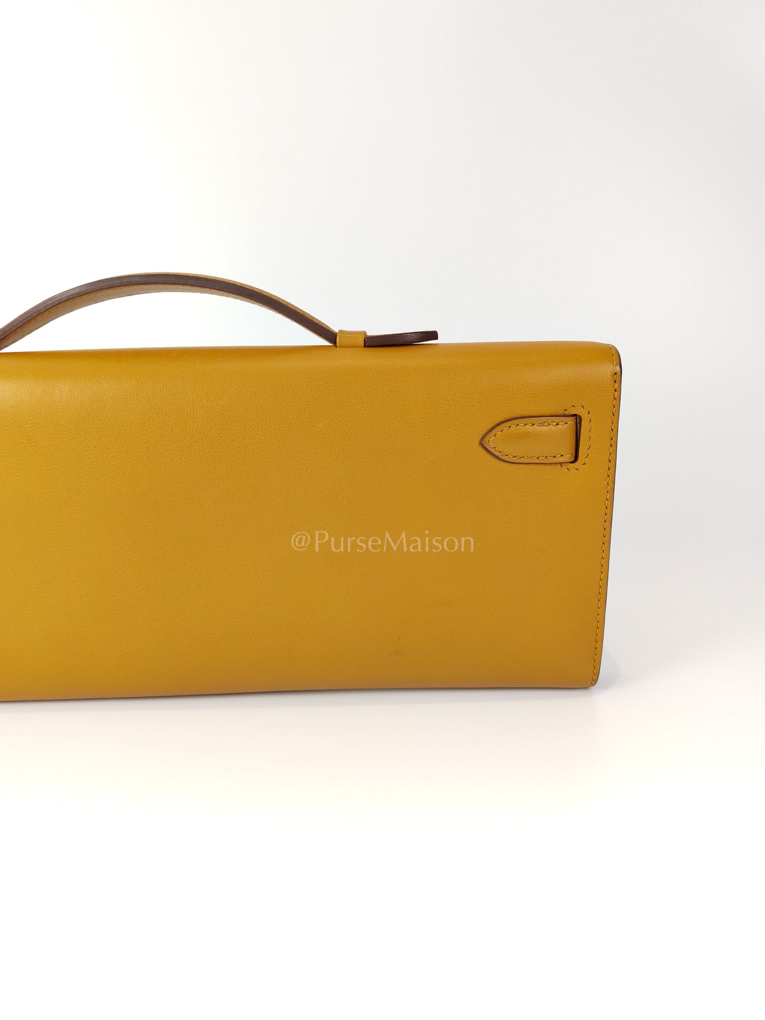 Kelly Cut Sesame Swift Leather and Gold Hardware Stamp Y (2020) | Purse Maison Luxury Bags Shop