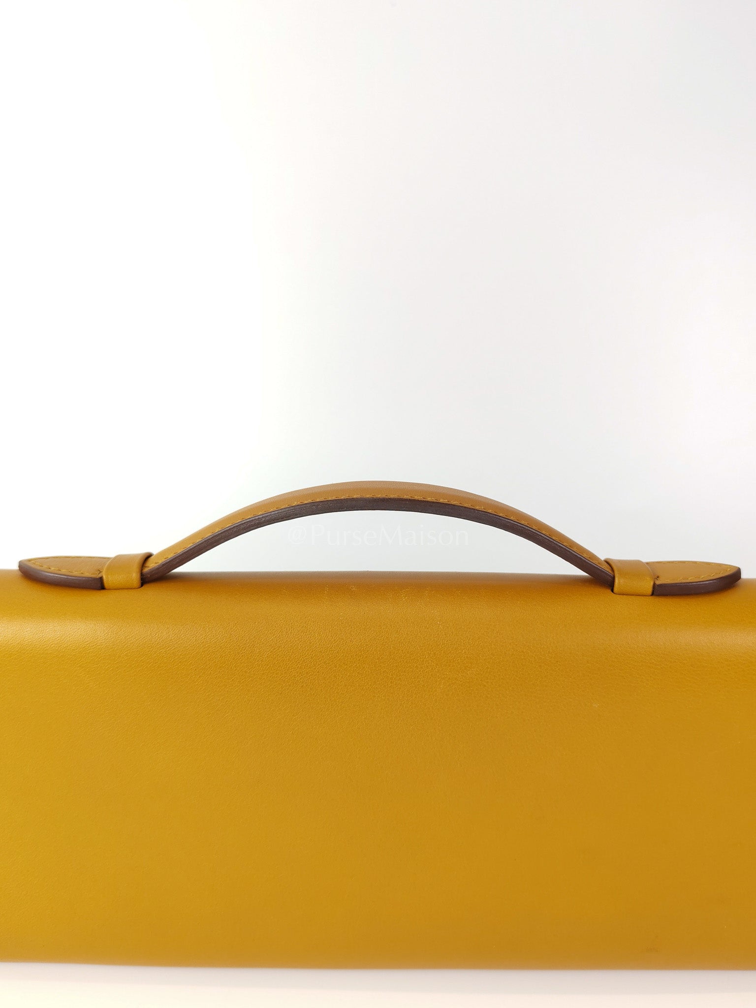 Kelly Cut Sesame Swift Leather and Gold Hardware Stamp Y (2020) | Purse Maison Luxury Bags Shop