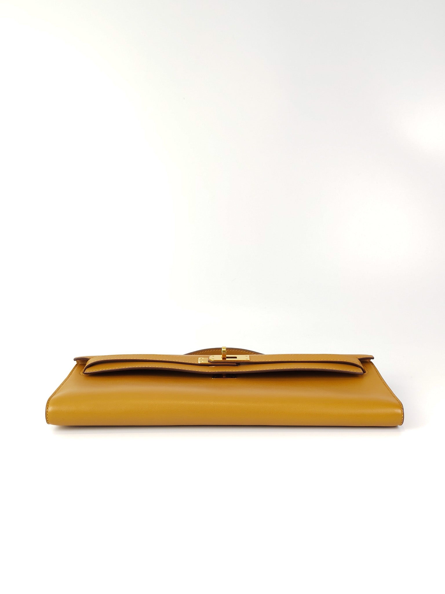 Kelly Cut Sesame Swift Leather and Gold Hardware Stamp Y (2020) | Purse Maison Luxury Bags Shop