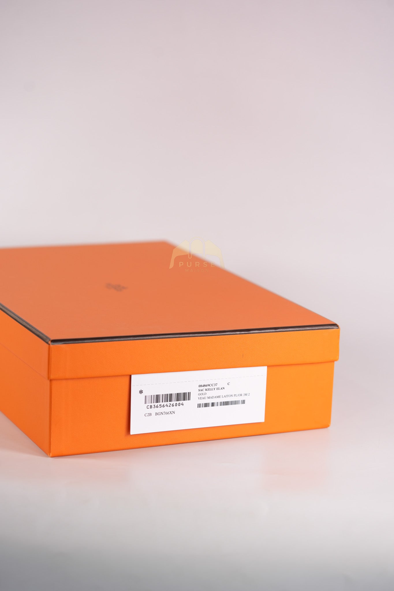 Kelly Elan in Gold in Veau Madame Leather and Gold Hardware Stamp B (2023) | Purse Maison Luxury Bags Shop