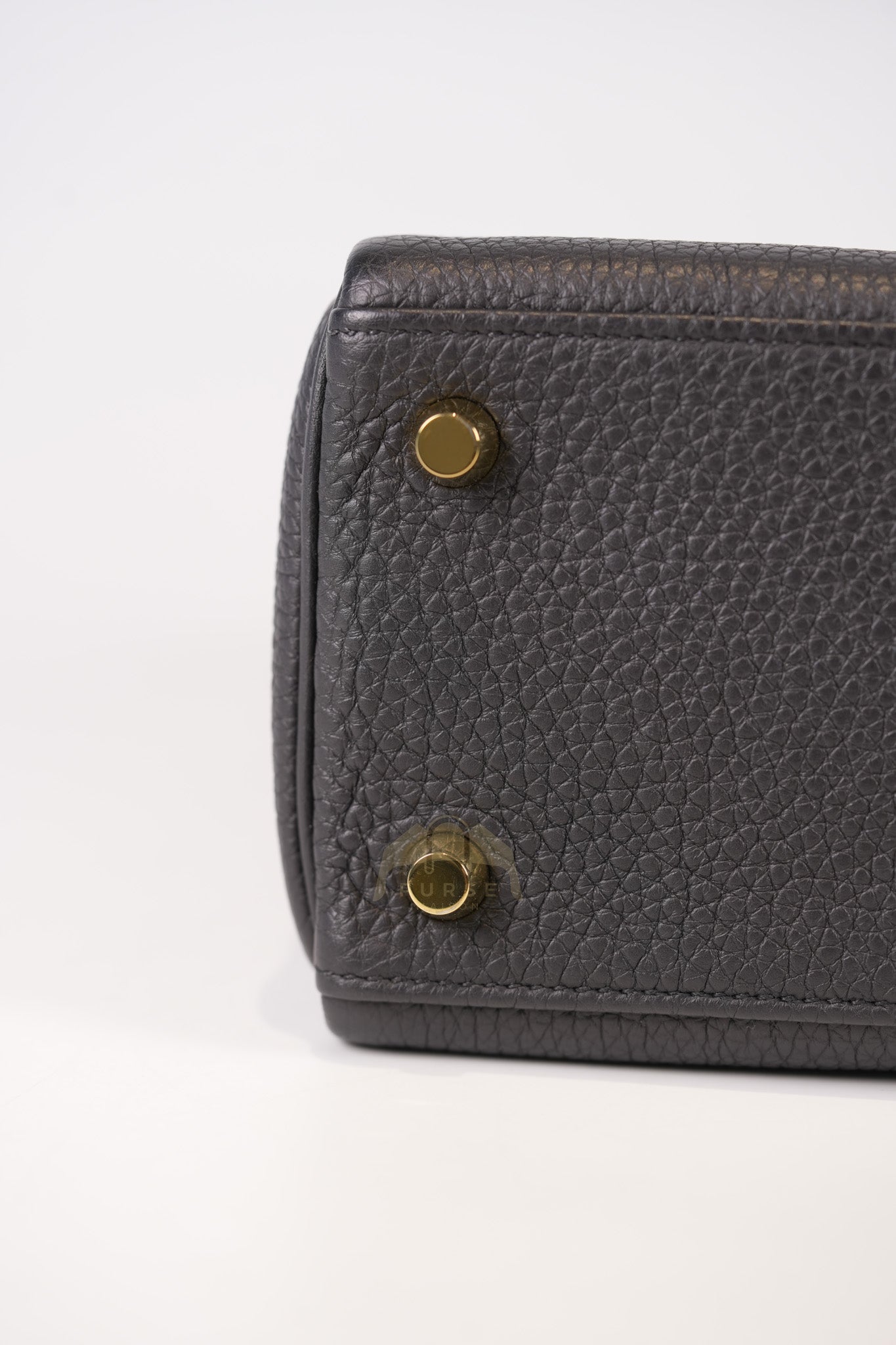 Kelly II 25 Retourne in Noir Togo Leather & Gold Hardware Stamp Y(2020) | Purse Maison Luxury Bags Shop