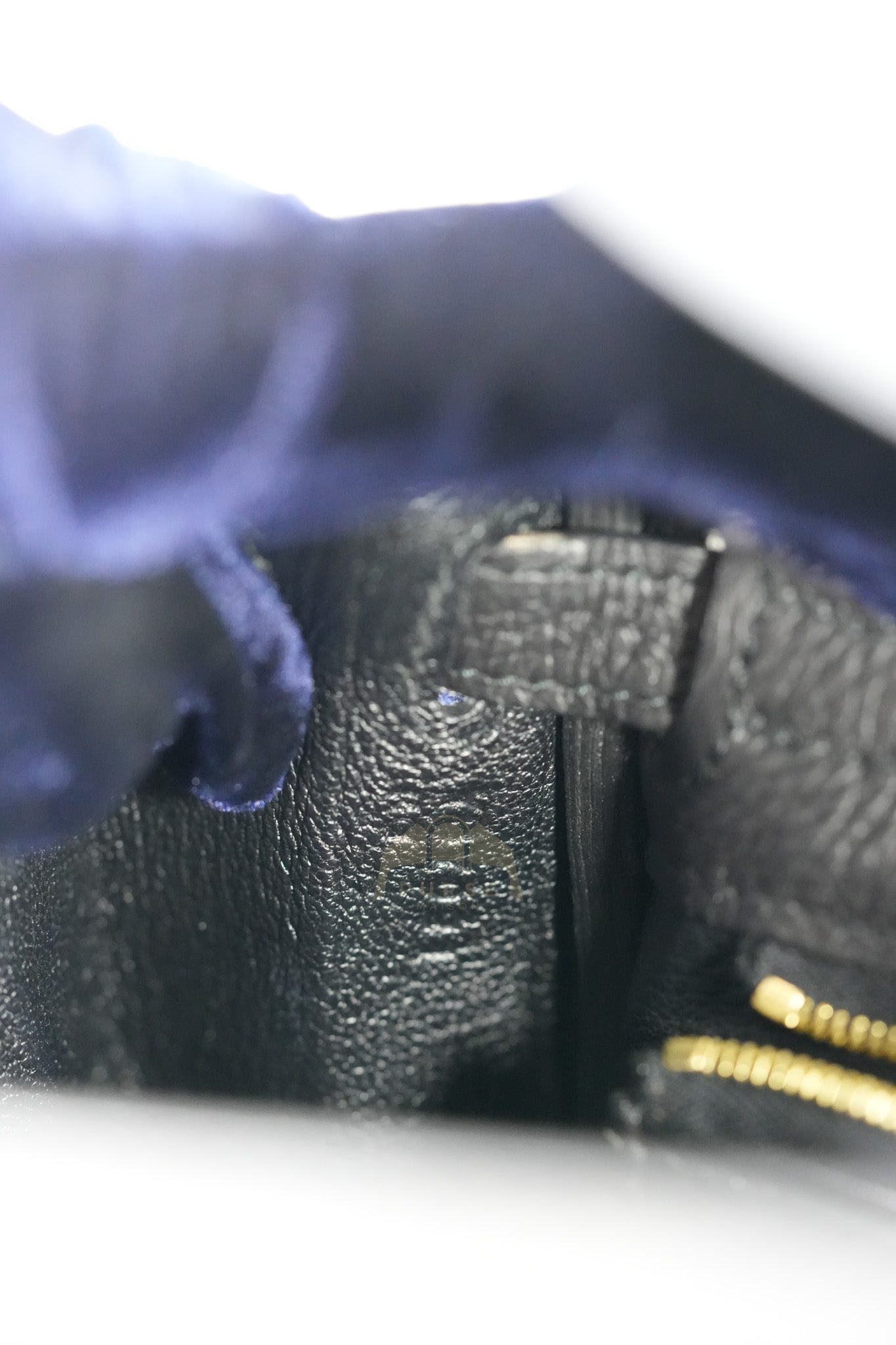 Kelly II 25 Retourne in Noir Togo Leather & Gold Hardware Stamp Y(2020) | Purse Maison Luxury Bags Shop