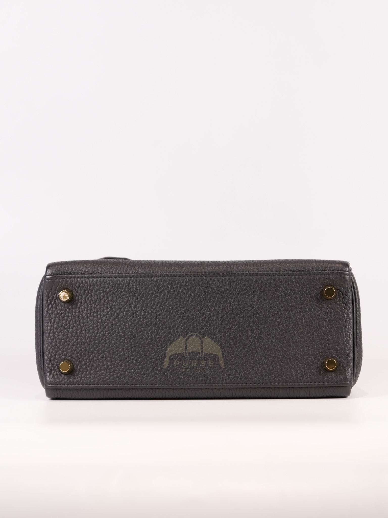 Kelly II 25 Retourne in Noir Togo Leather & Gold Hardware Stamp Y(2020) | Purse Maison Luxury Bags Shop