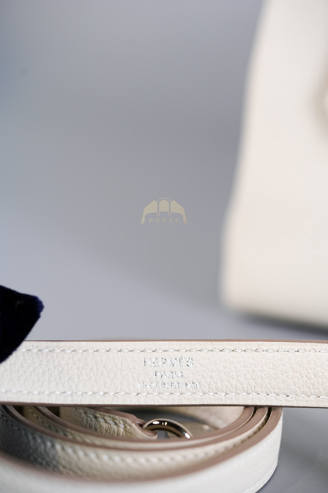 Kelly II Retourne 28 in Craie Togo Leather Palladium Hardware Stamp K(2025) | Purse Maison Luxury Bags Shop