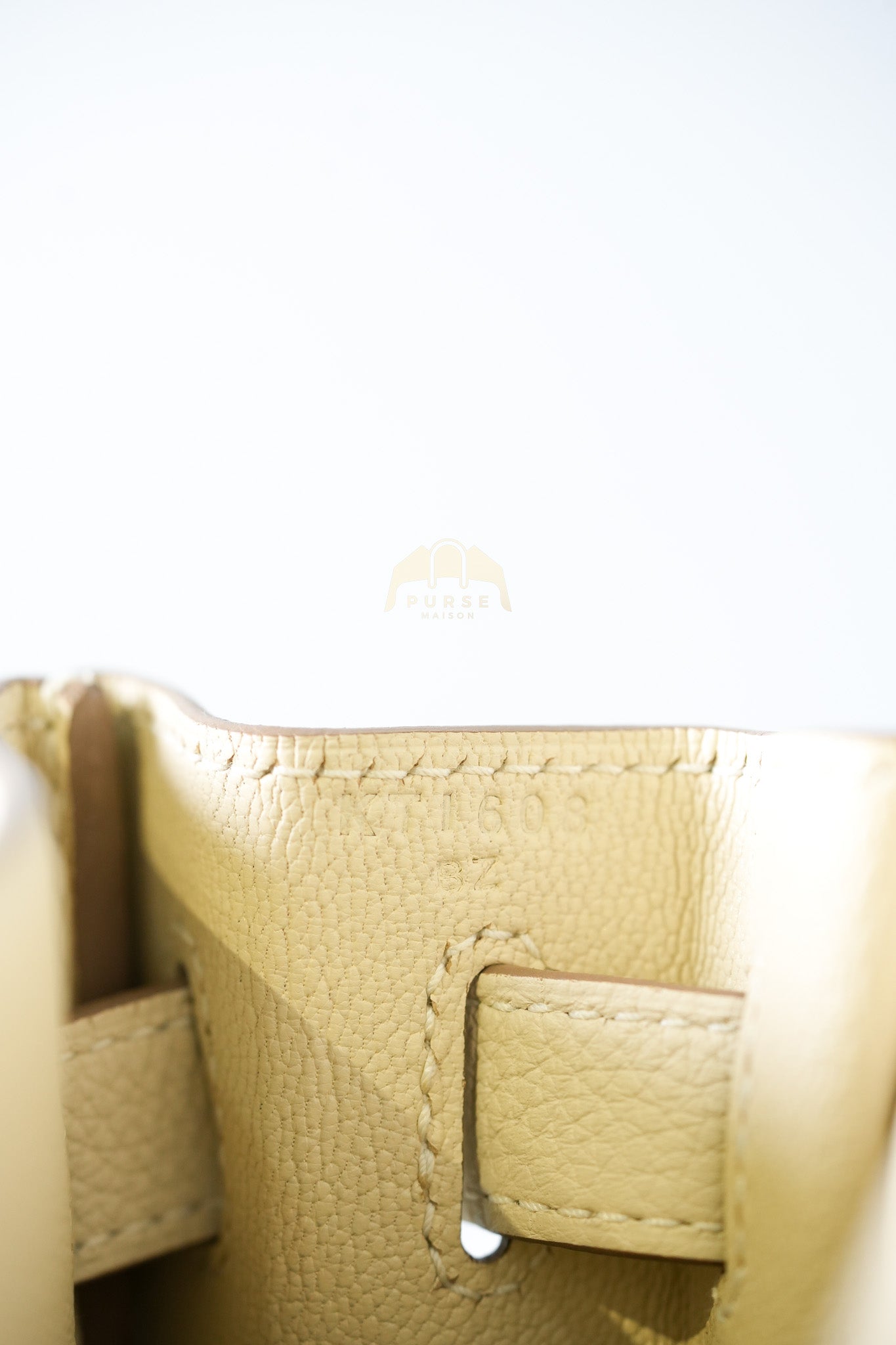 Kelly II Retourne 28 in Craie Togo Leather Palladium Hardware Stamp K(2025) | Purse Maison Luxury Bags Shop