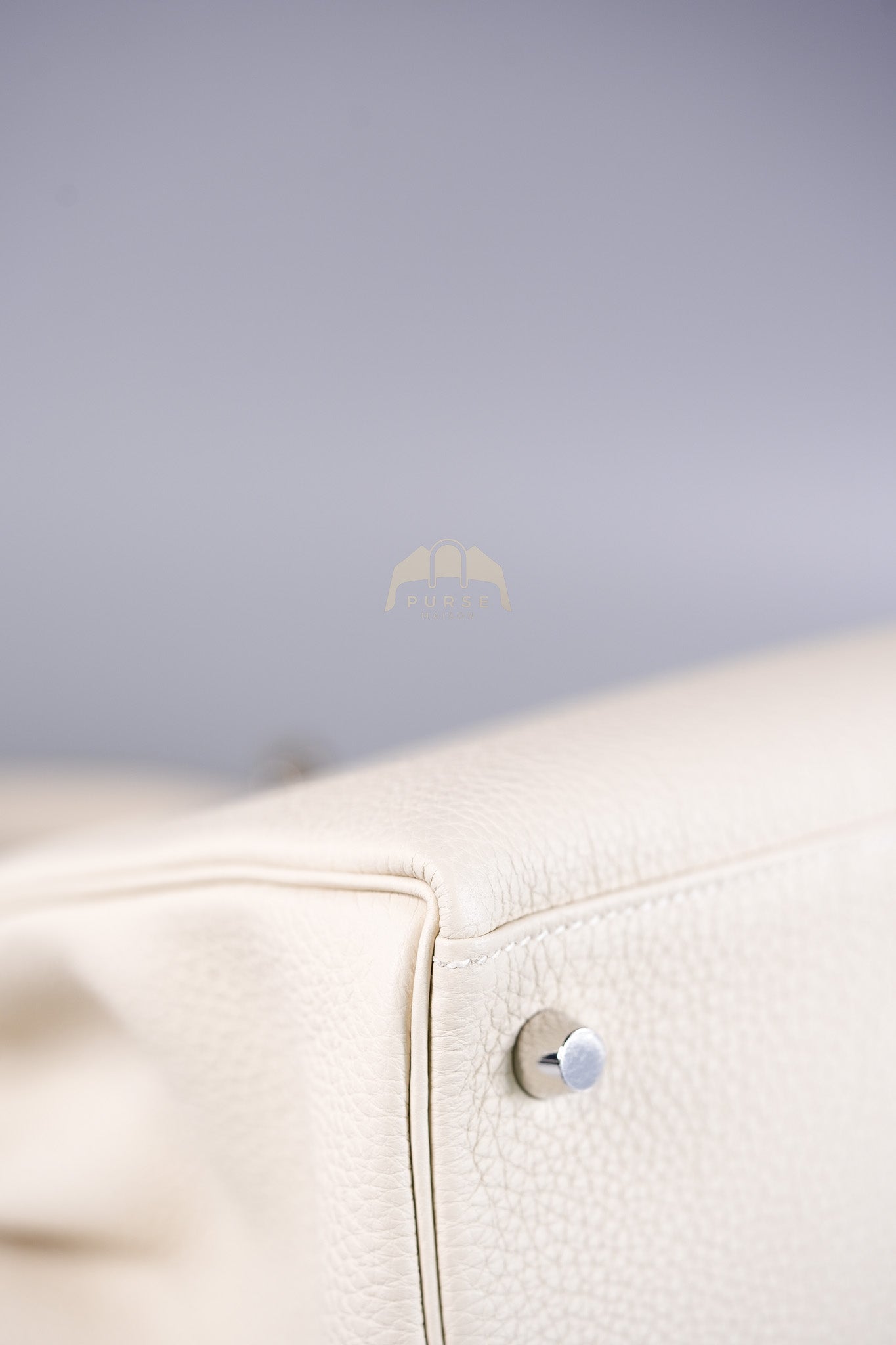 Kelly II Retourne 28 in Craie Togo Leather Palladium Hardware Stamp K(2025) | Purse Maison Luxury Bags Shop