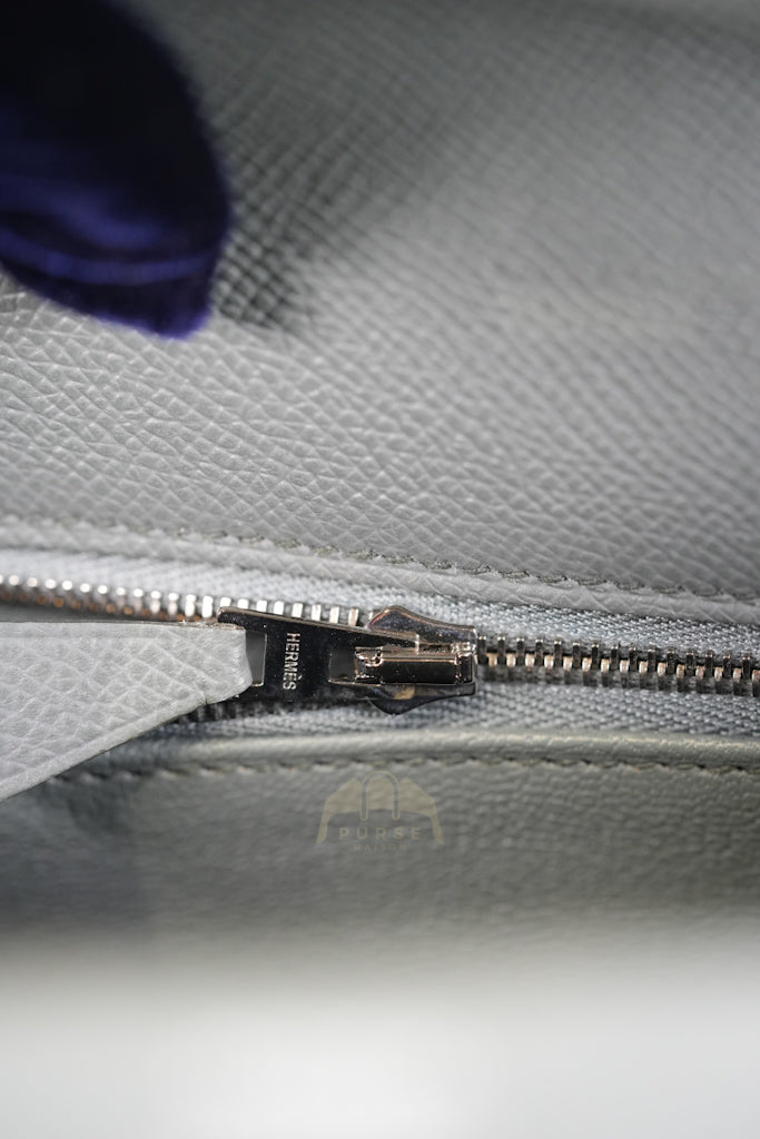 Kelly II Sellier 28 in Vert Amande Epsom Leather Palladium Hardware Stamp D(2019) | Purse Maison Luxury Bags Shop