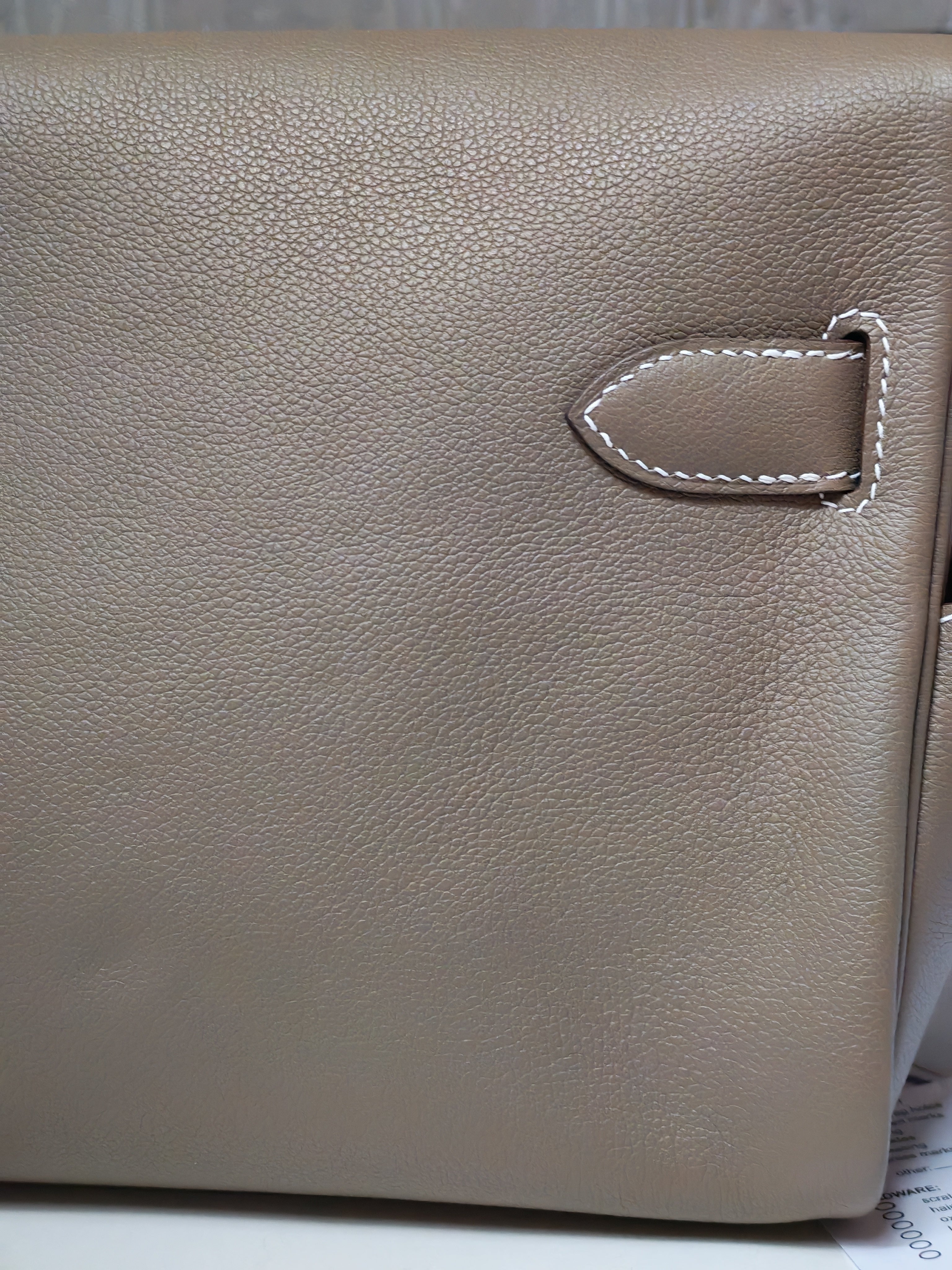 Kelly Messenger PM in Etoupe Evercolor Leather Palladium Hardware Stamp K (2025) | Purse Maison Luxury Bags Shop