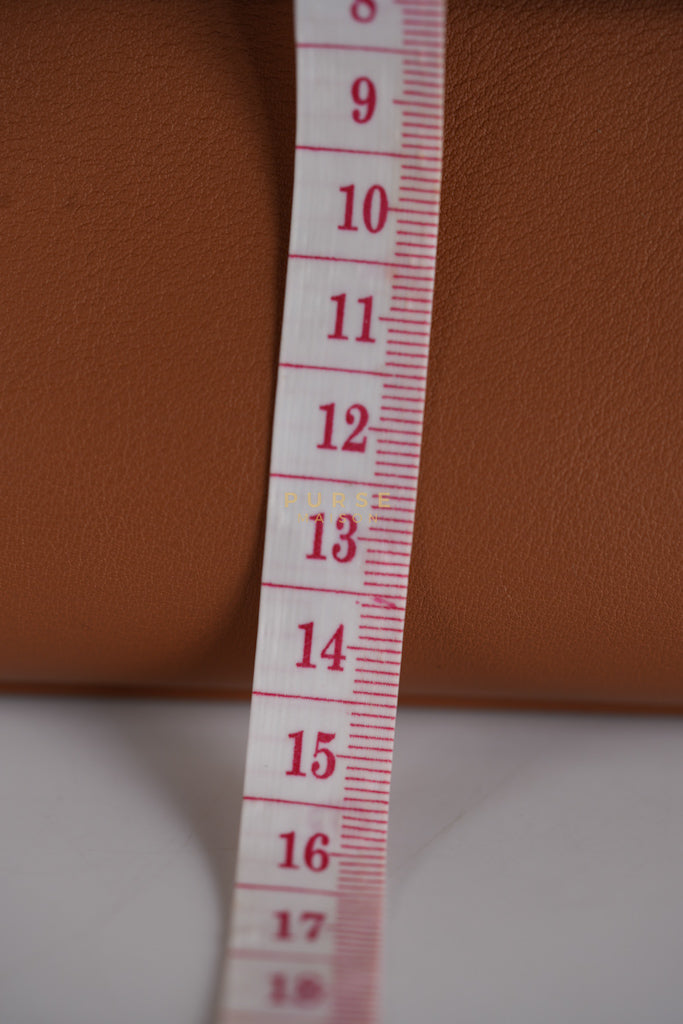 Kelly Pochette in Gold Swift Leather and Gold Hardware Stamp Y (2020) | Purse Maison Luxury Bags Shop