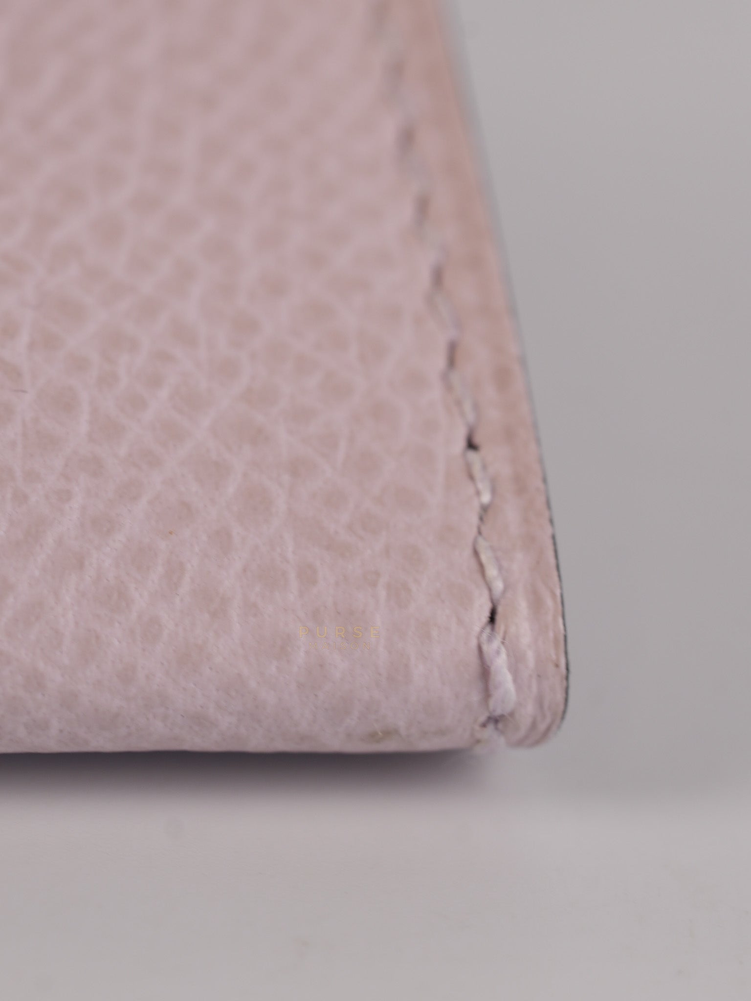 Kelly Pocket Belt Mauve Pale Epsom in Gold Hardware Stamp W (2024) | Purse Maison Luxury Bags Shop