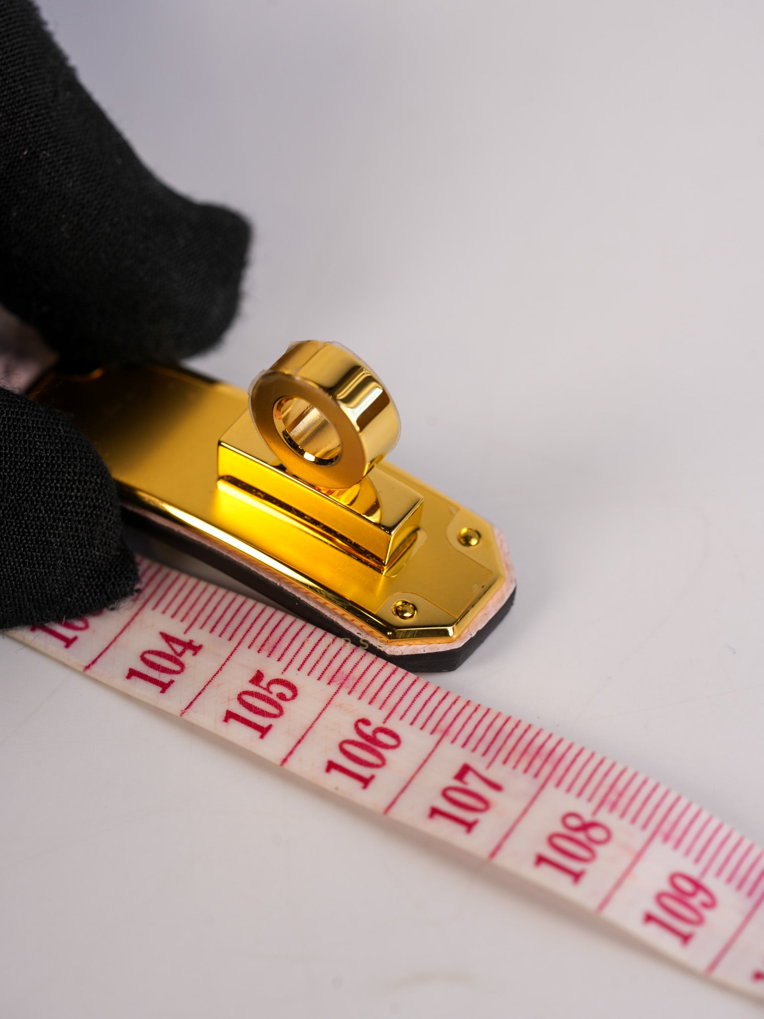 Kelly Pocket Belt Mauve Pale Epsom in Gold Hardware Stamp W (2024) | Purse Maison Luxury Bags Shop