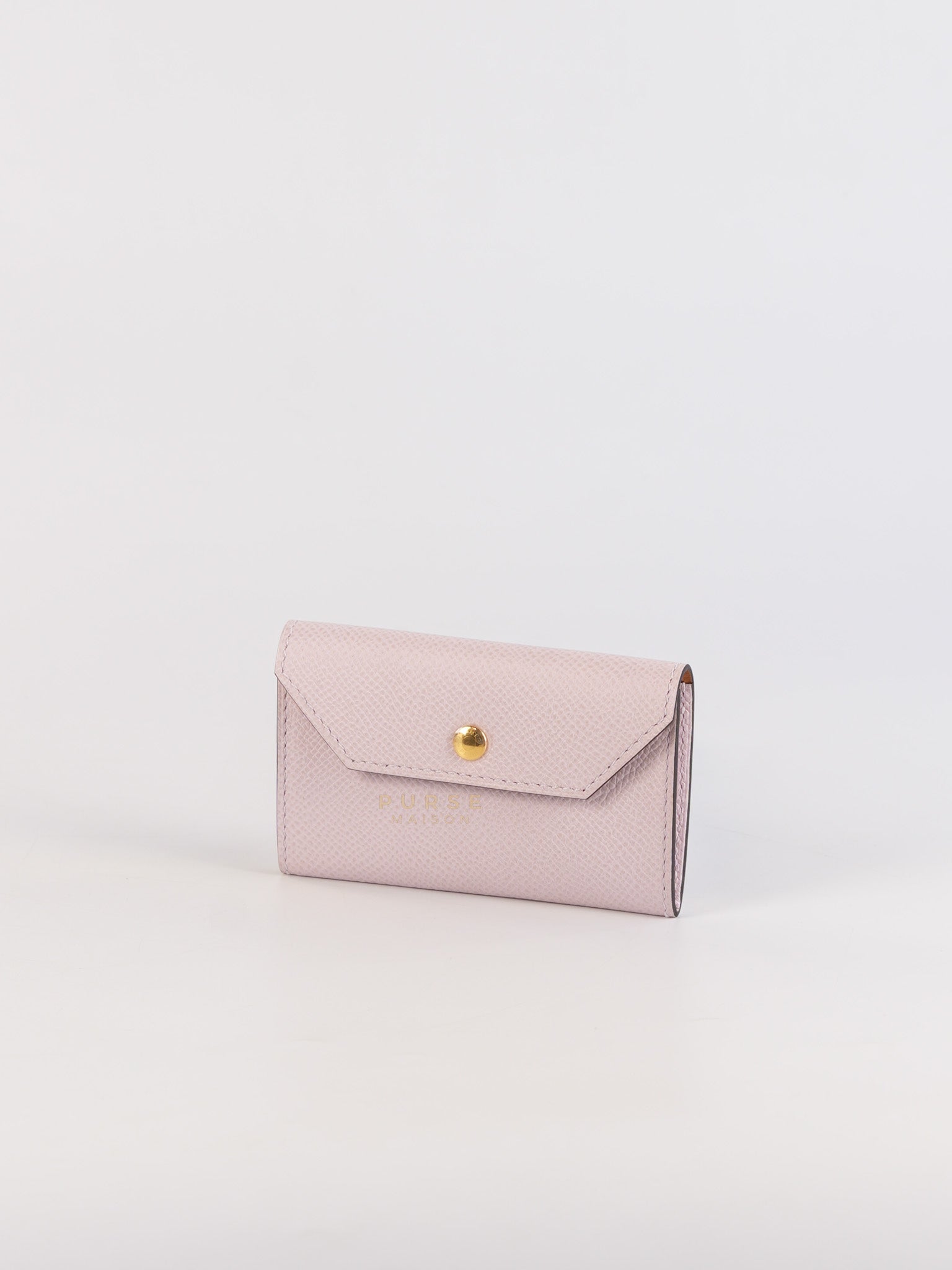 Kelly Pocket Belt Mauve Pale Epsom in Gold Hardware Stamp W (2024) | Purse Maison Luxury Bags Shop
