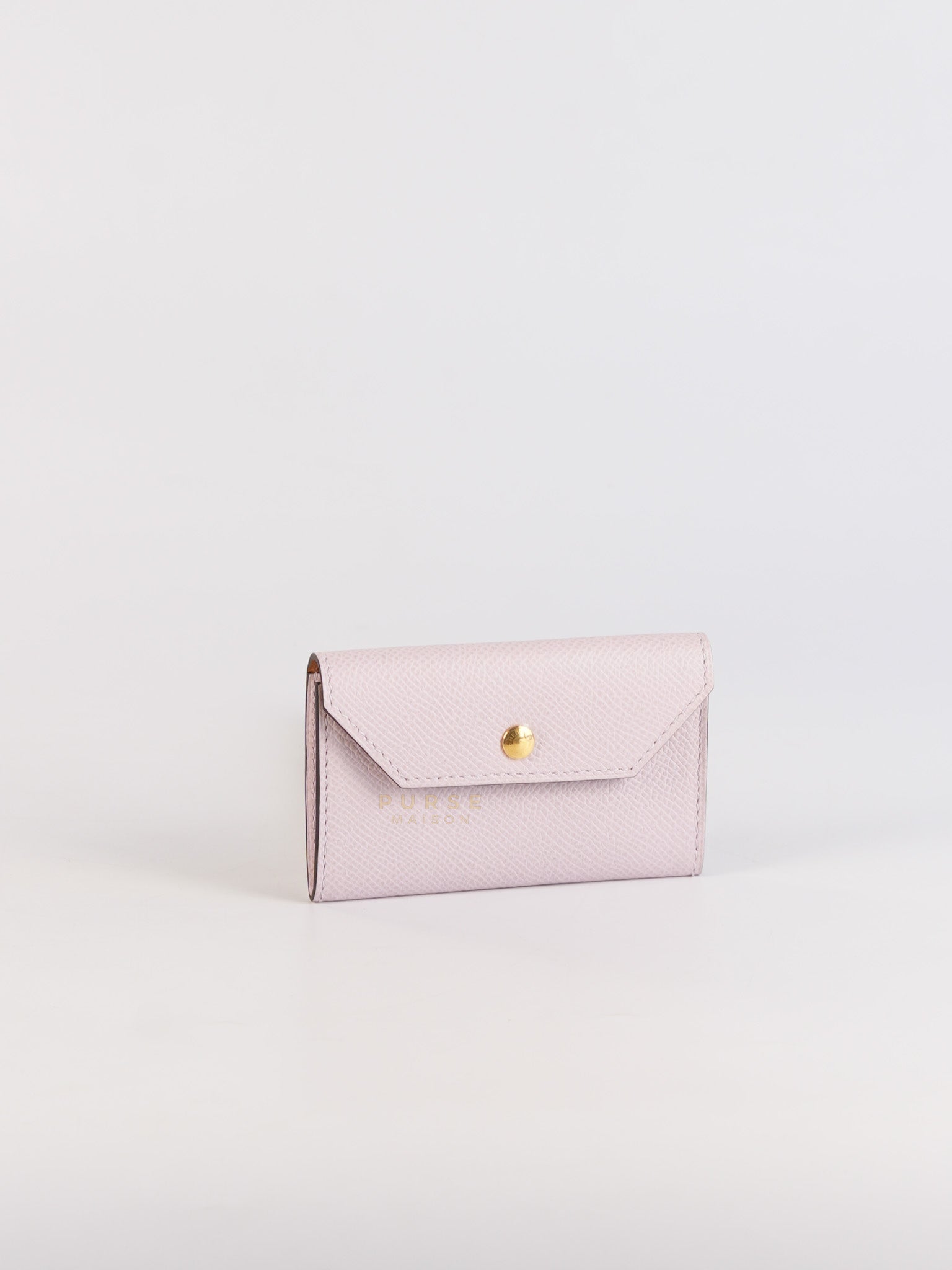 Kelly Pocket Belt Mauve Pale Epsom in Gold Hardware Stamp W (2024) | Purse Maison Luxury Bags Shop