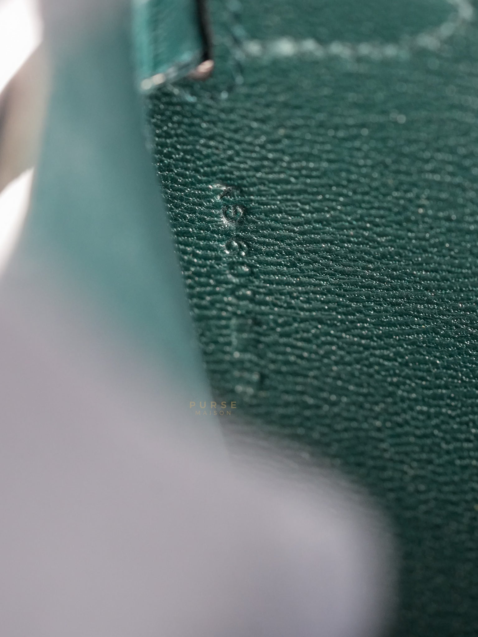 Kelly To Go Alligator Gold Hardware Stamp U | Purse Maison Luxury Bags Shop