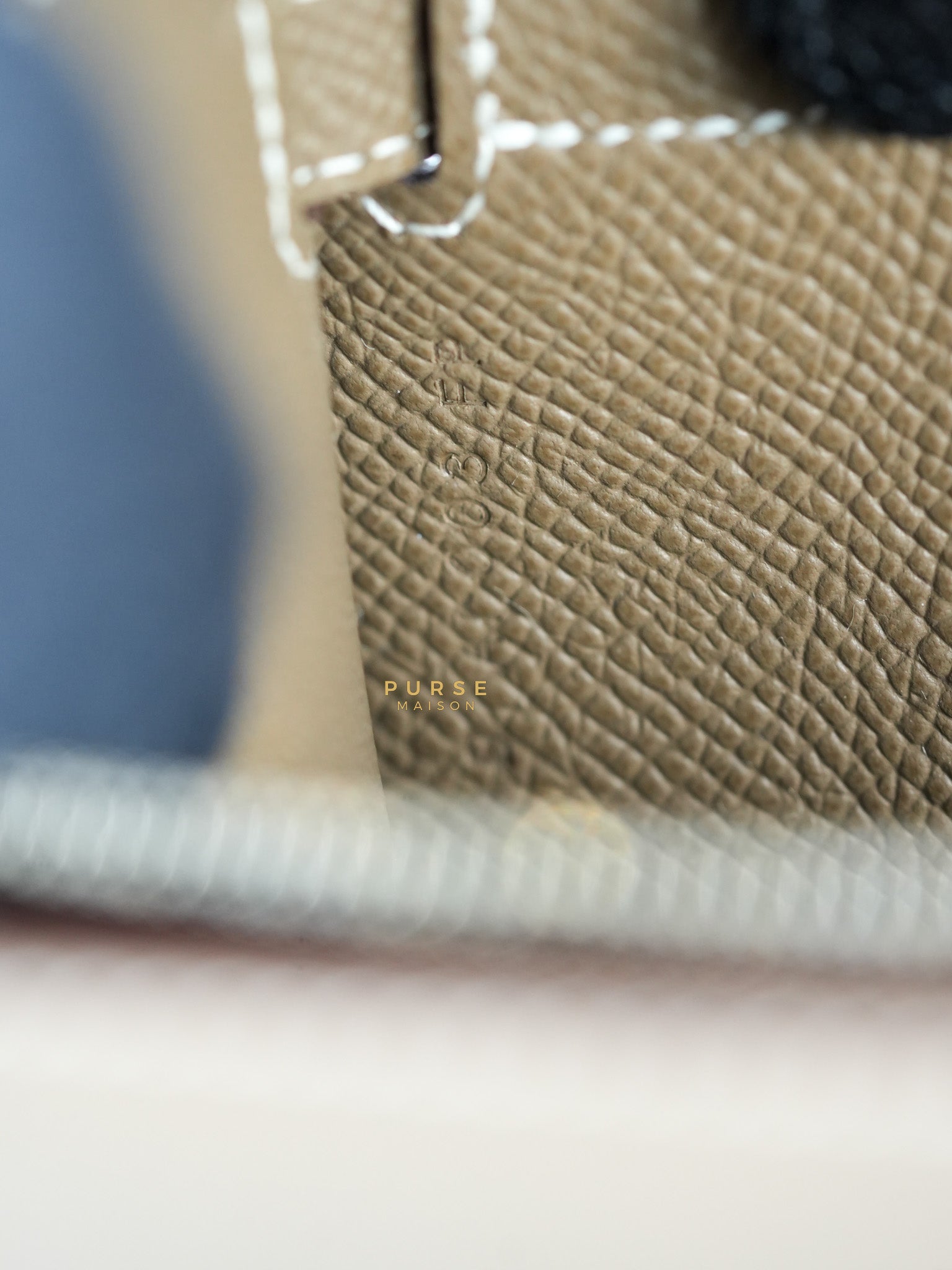 Kelly To Go Etoupe Epsom Leather Palladium Hardware Stamp B | Purse Maison Luxury Bags Shop