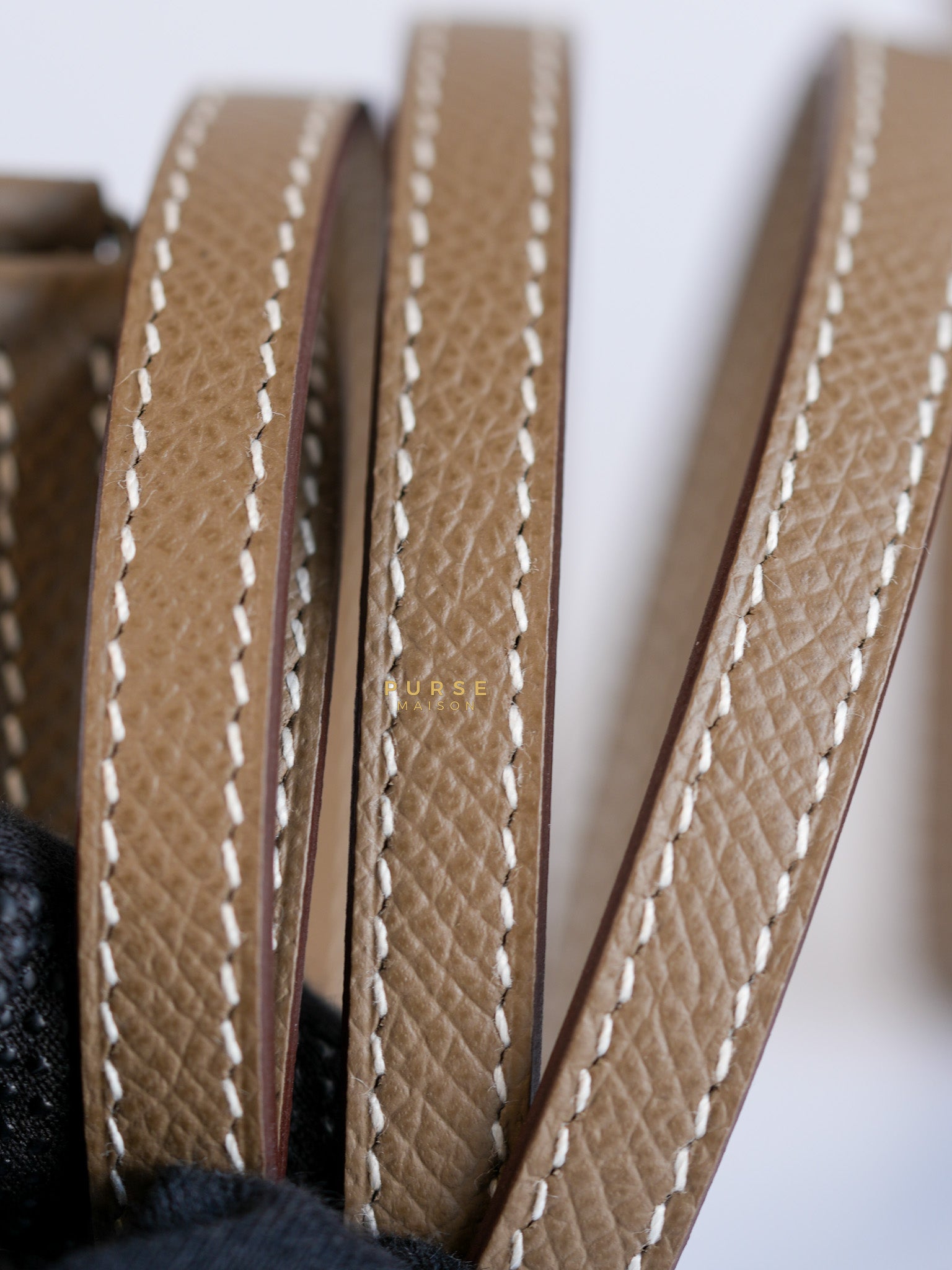 Kelly To Go Etoupe Epsom Leather Palladium Hardware Stamp B | Purse Maison Luxury Bags Shop