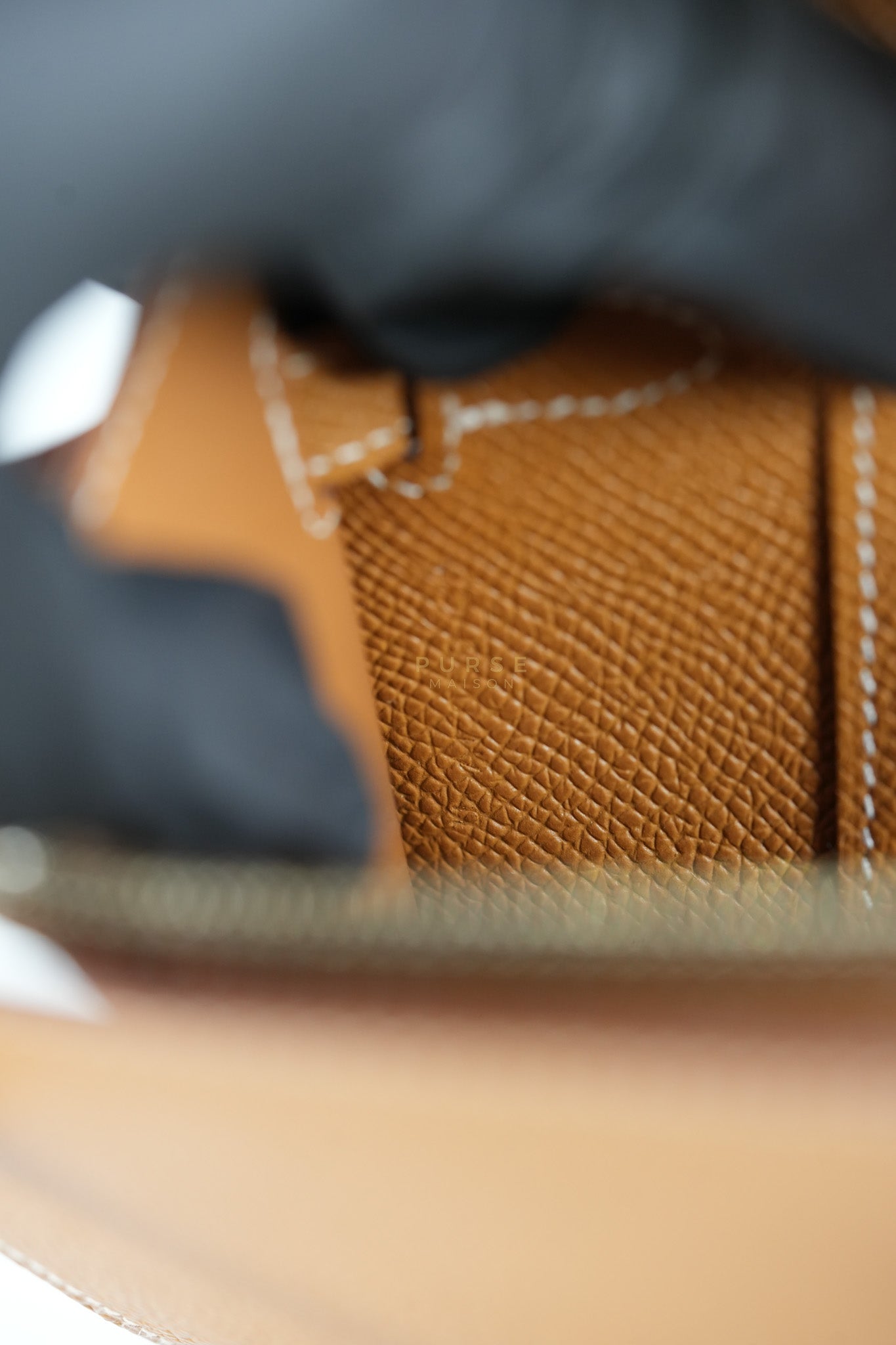 Kelly to Go in Gold Epsom Leather Palladium Hardware Stamp U(2022) | Purse Maison Luxury Bags Shop