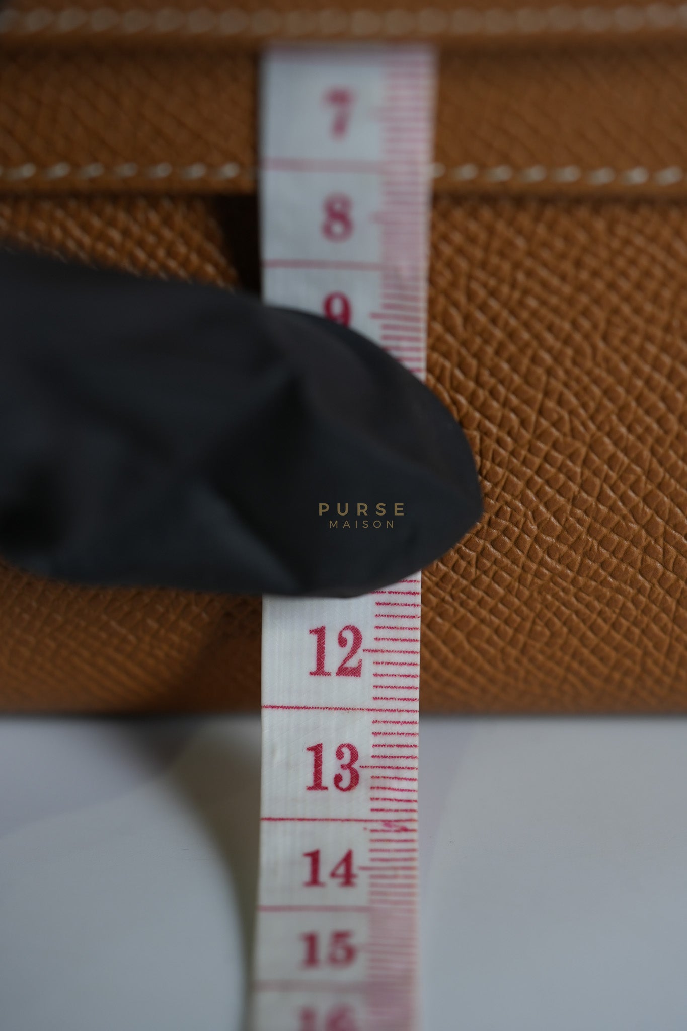 Kelly to Go in Gold Epsom Leather Palladium Hardware Stamp U(2022) | Purse Maison Luxury Bags Shop