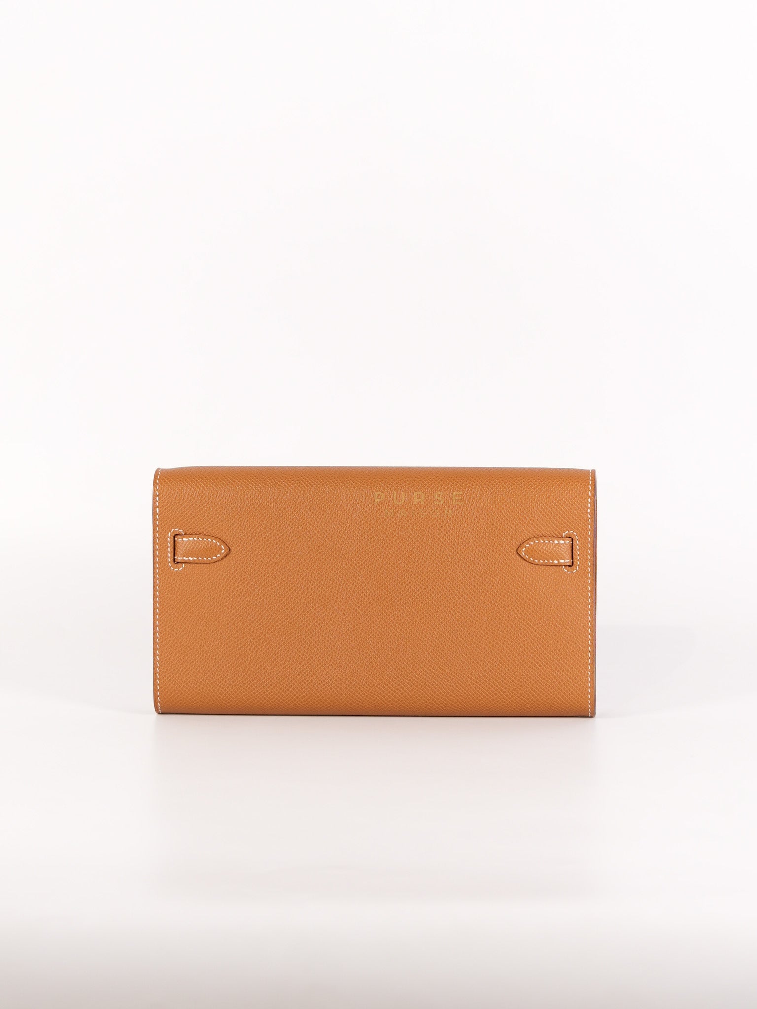 Kelly to Go in Gold Epsom Leather Palladium Hardware Stamp U(2022) | Purse Maison Luxury Bags Shop