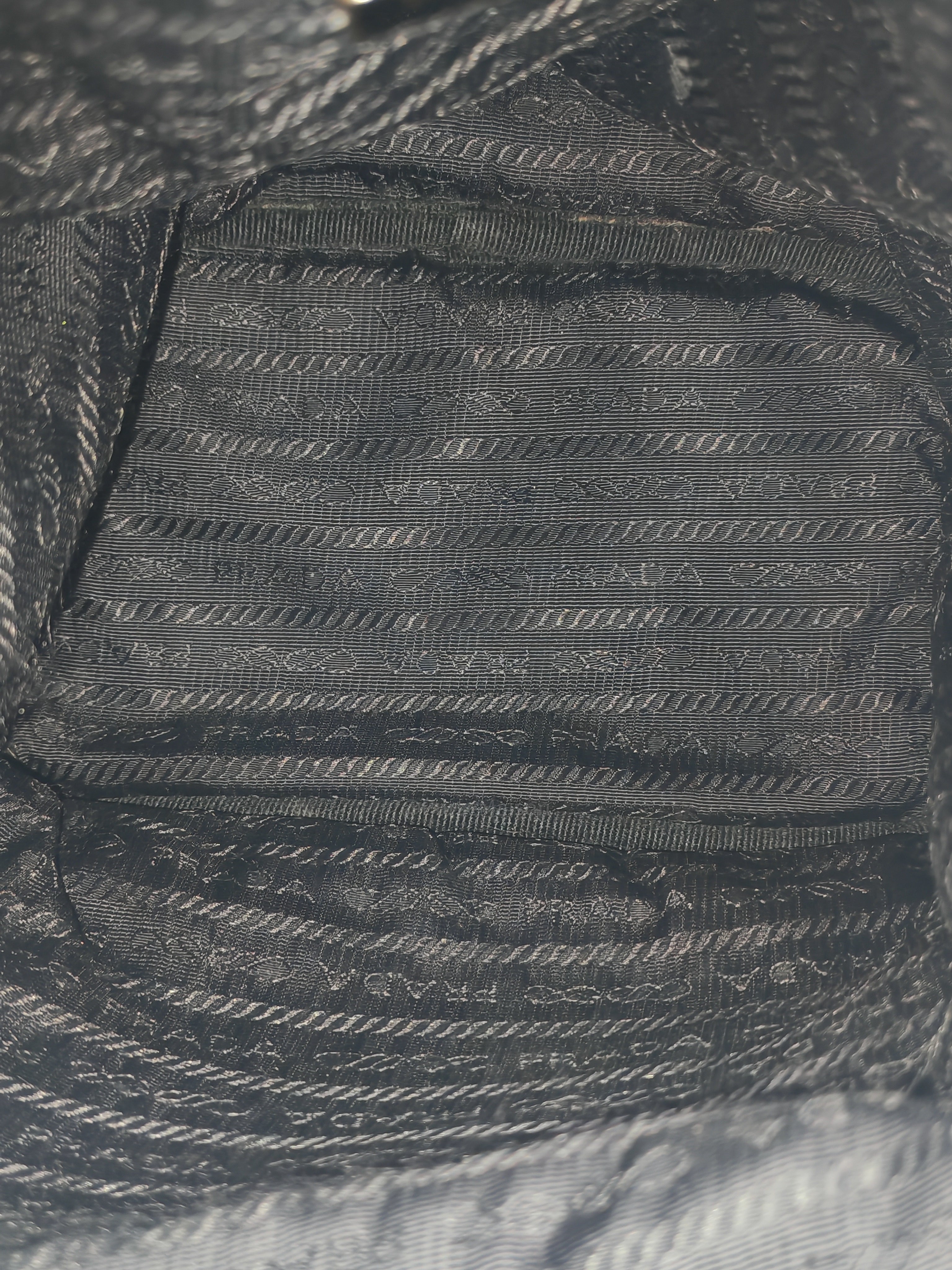 Prada Duet Re-Nylon bucket Bag Small in Black Tessuto Nylon and Gold Hardware